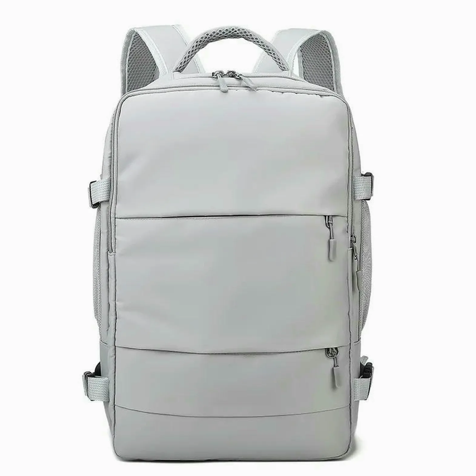 Zaino per Laptop di Grande capacità da Viaggio Impermeabile Uomini E Donne alla Moda-Grigio