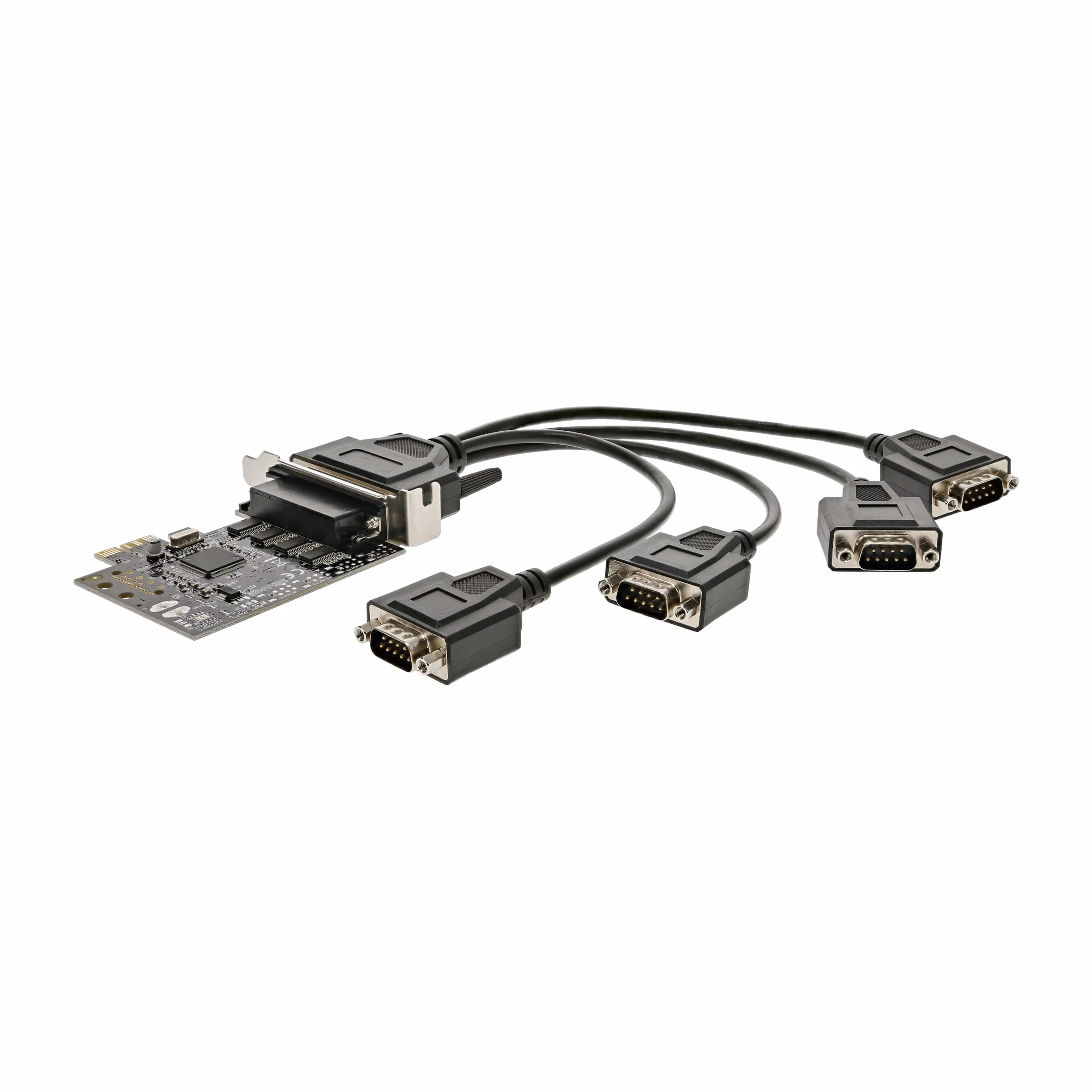Startech.com Scheda PCI Express Seriale a 4 Porte Rs-232 con Cavo di Ripartizione
