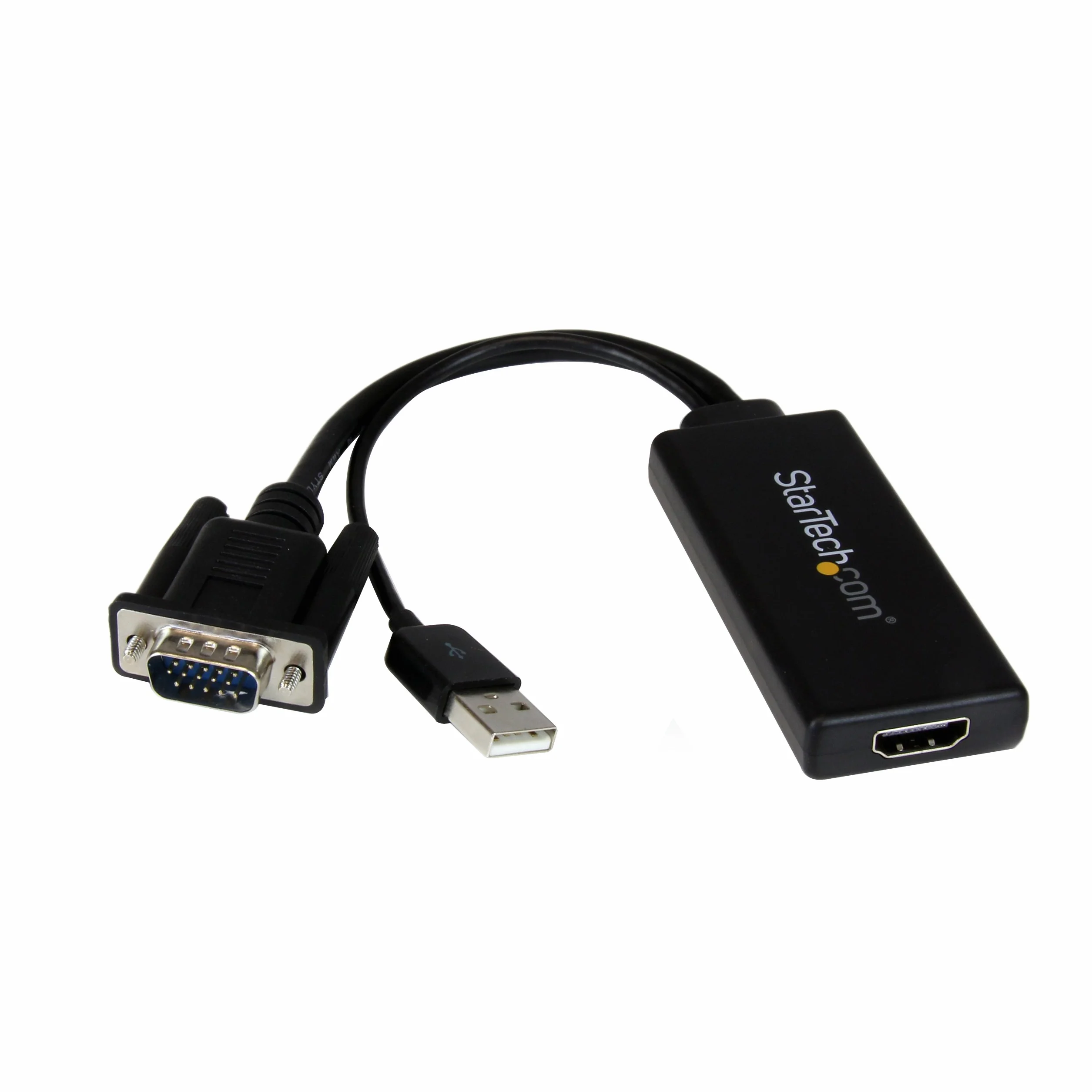 StarTech.com Adattatore Convertitore VGA a HDMI con Audio via USB, 1080p