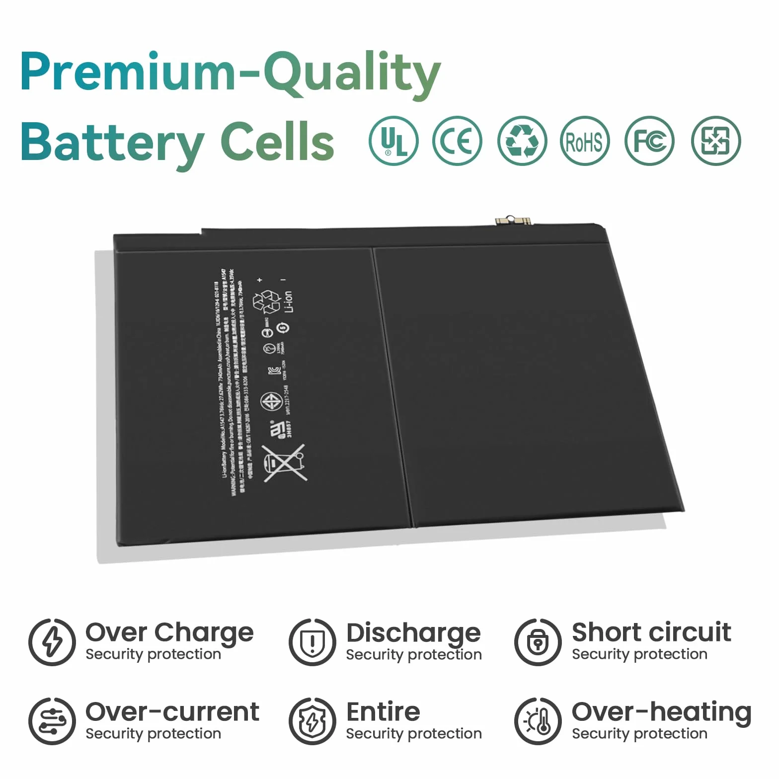 A1547 Tablet Batteria per i-Pad Air 2 2nd Generation Gen A1566 A1567 2014 iPad5,3 iPad5,4 MGLW2LL/A MH0W2LL/A MGL12LL/A MNV62LL/A MH2V2LL/A MH2W2LL/A MH2U2LL/A MNW22LL/A MGKM2LL/A MH182LL/A MGKL2LL/A