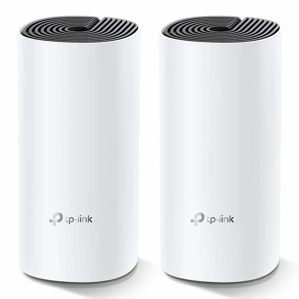 TP-Link Deco M4 Wifi Mesh, Dual Band AC1200, 2 Porte Ethernet Gigabit, Modalità router e access point, Parental Control, 2 Pezzi con Copertura Fino a 260m2