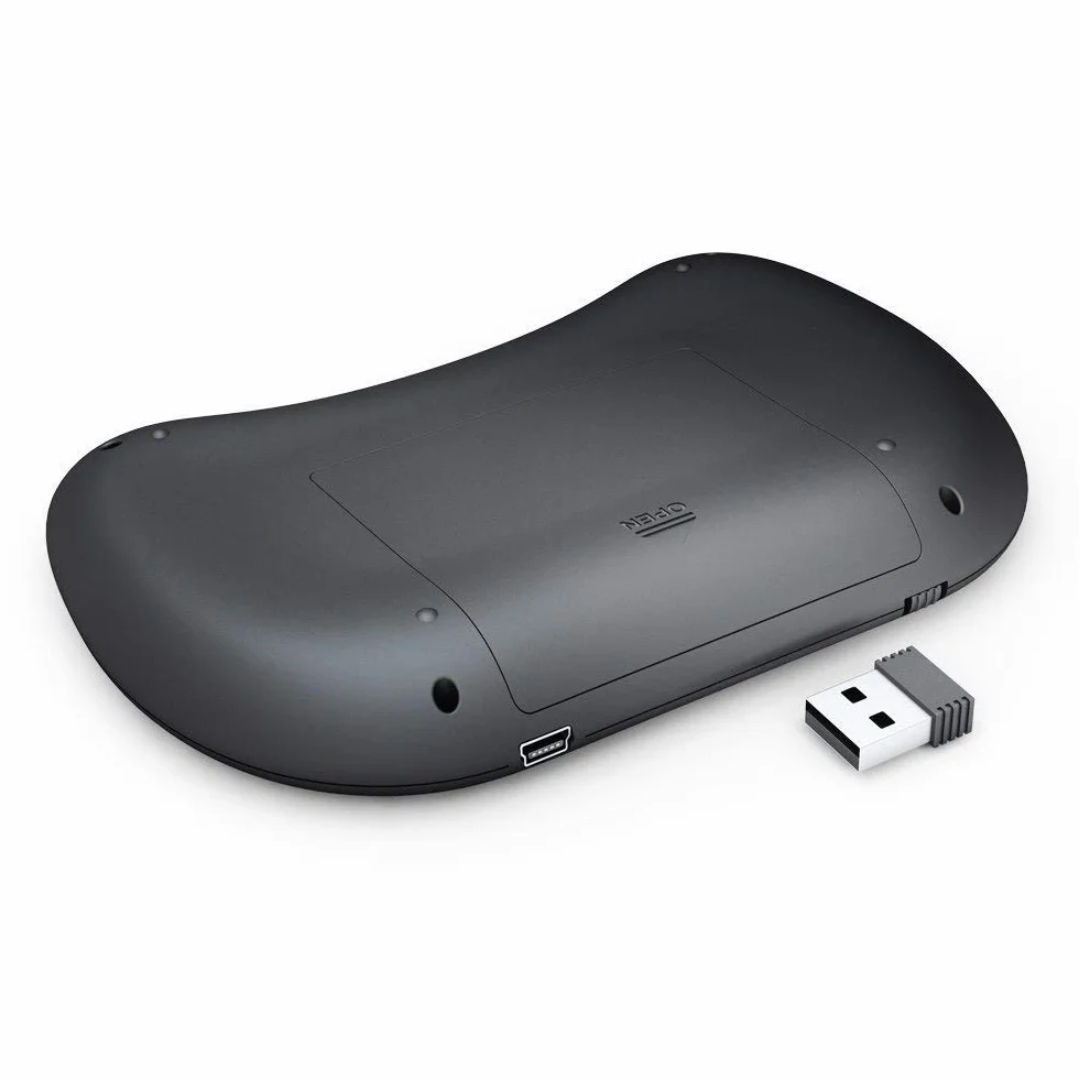 Rii Mini i8 - Tastiera Wireless Ergonomica con Mouse Touchpad per Smart TV, PC, HTPC, Console, Computer (Layout Italiano)