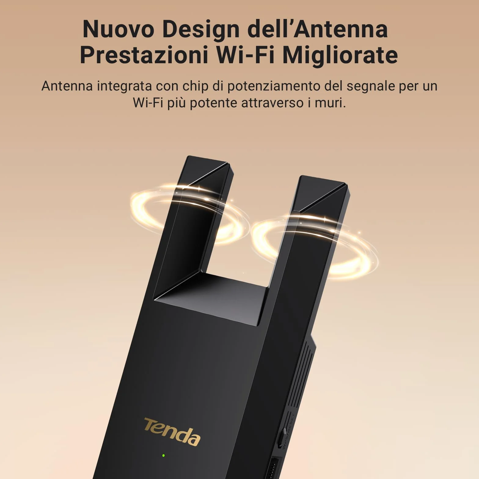 Tenda Ripetitore WiFi Extender e Access Point, Velocità Single Band 300Mbps, Porta Ethernet, Copertura fino a 120 m², Compatibile con i principali modem router WiFi, Nero(R10)
