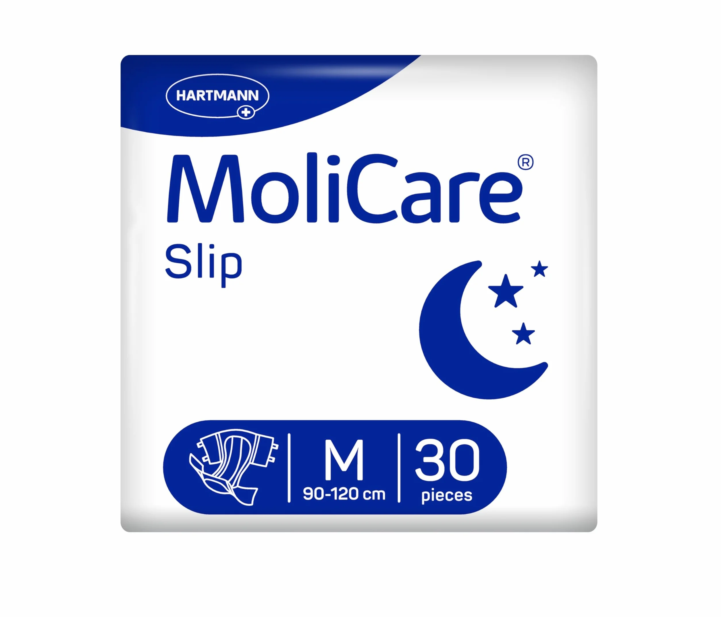 MoliCare Slip Night Pannoloni Mutandina Taglia M 80-120 cm 30 Pezzi Incontinenza Severa Notte