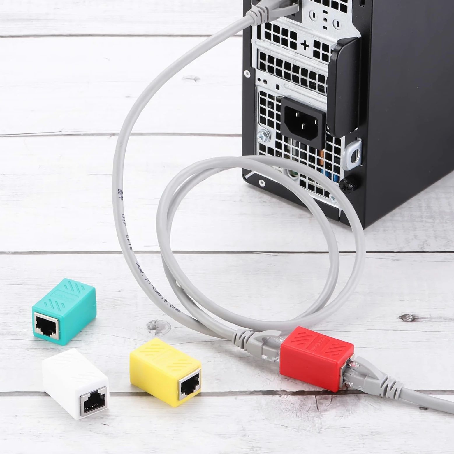QUARKZMAN 30 Pack RJ45 Ethernet Coupler, Femmina a Femmina Cat6 Coupler Adattatore di Estensione Ethernet Connettore di Rete per Cat8/Cat7/Cat6/Cat5e/Cat5, Nero