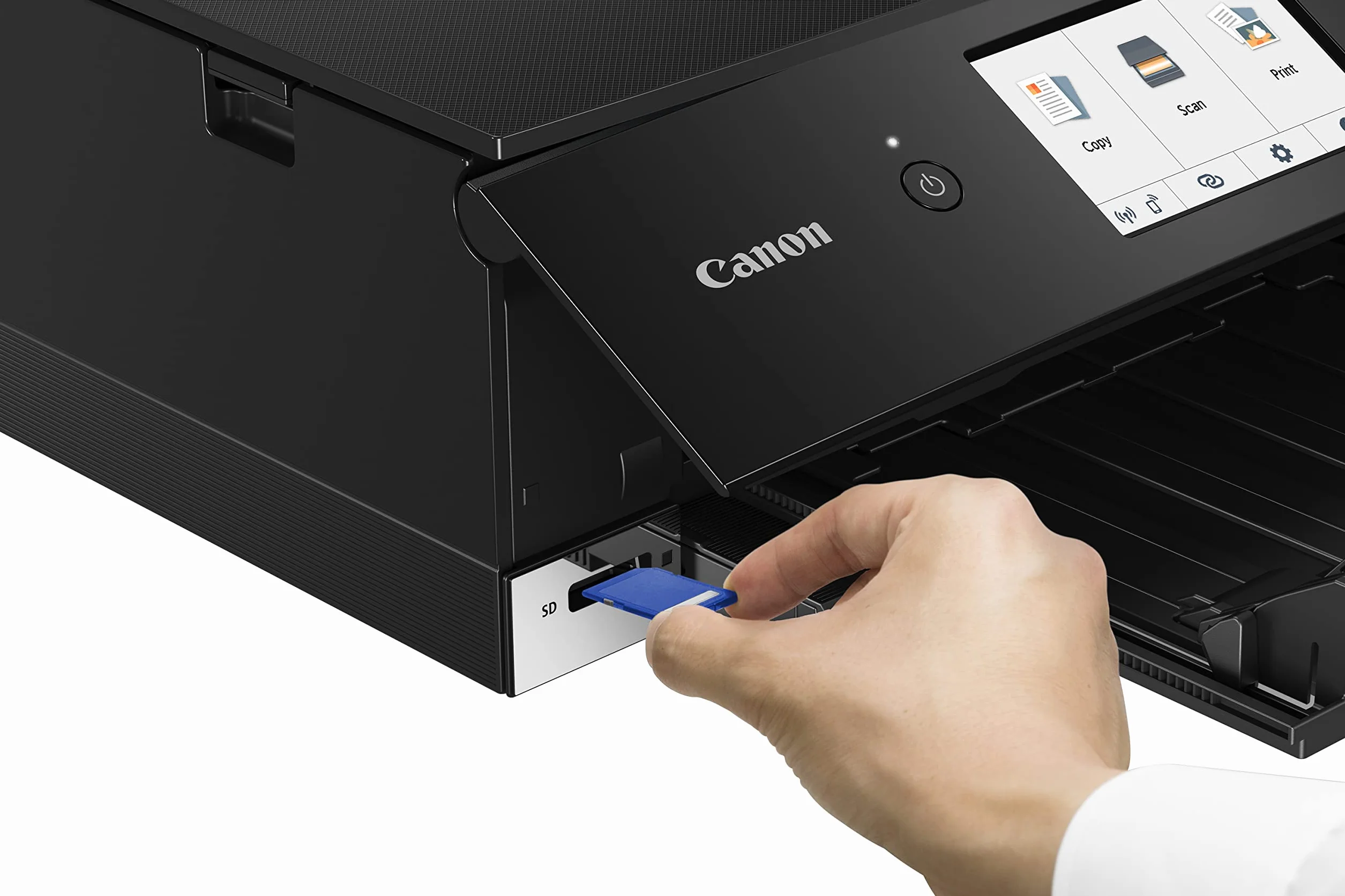 Canon Pixma Ts8350A Stampante Fotografica Inkjet Multifunzione 3-1 Wireless Con 6 Cartucce, Nera