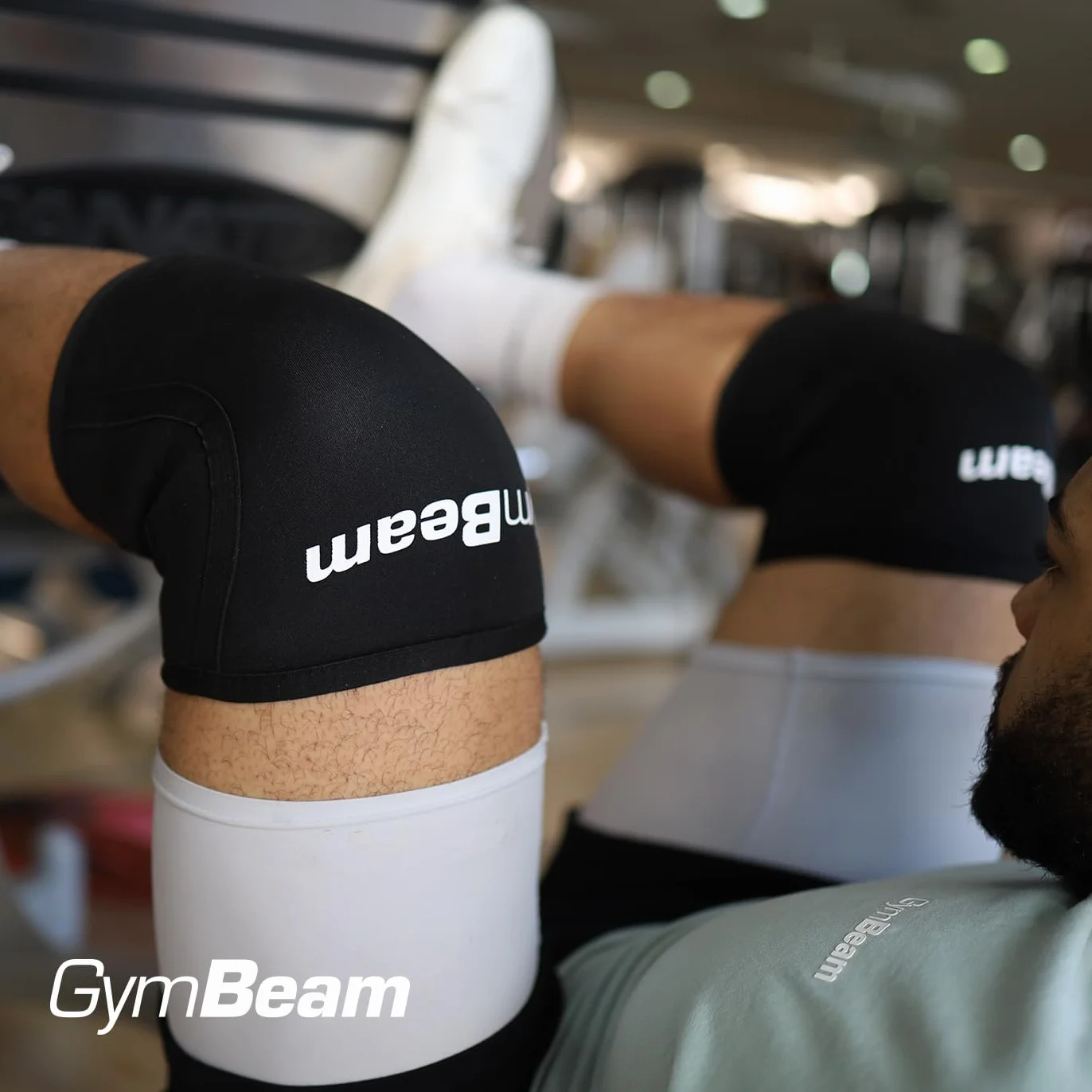 GymBeam Ginocchiere in Neoprene per Crossfit e Powerlifting, Confezione da 2