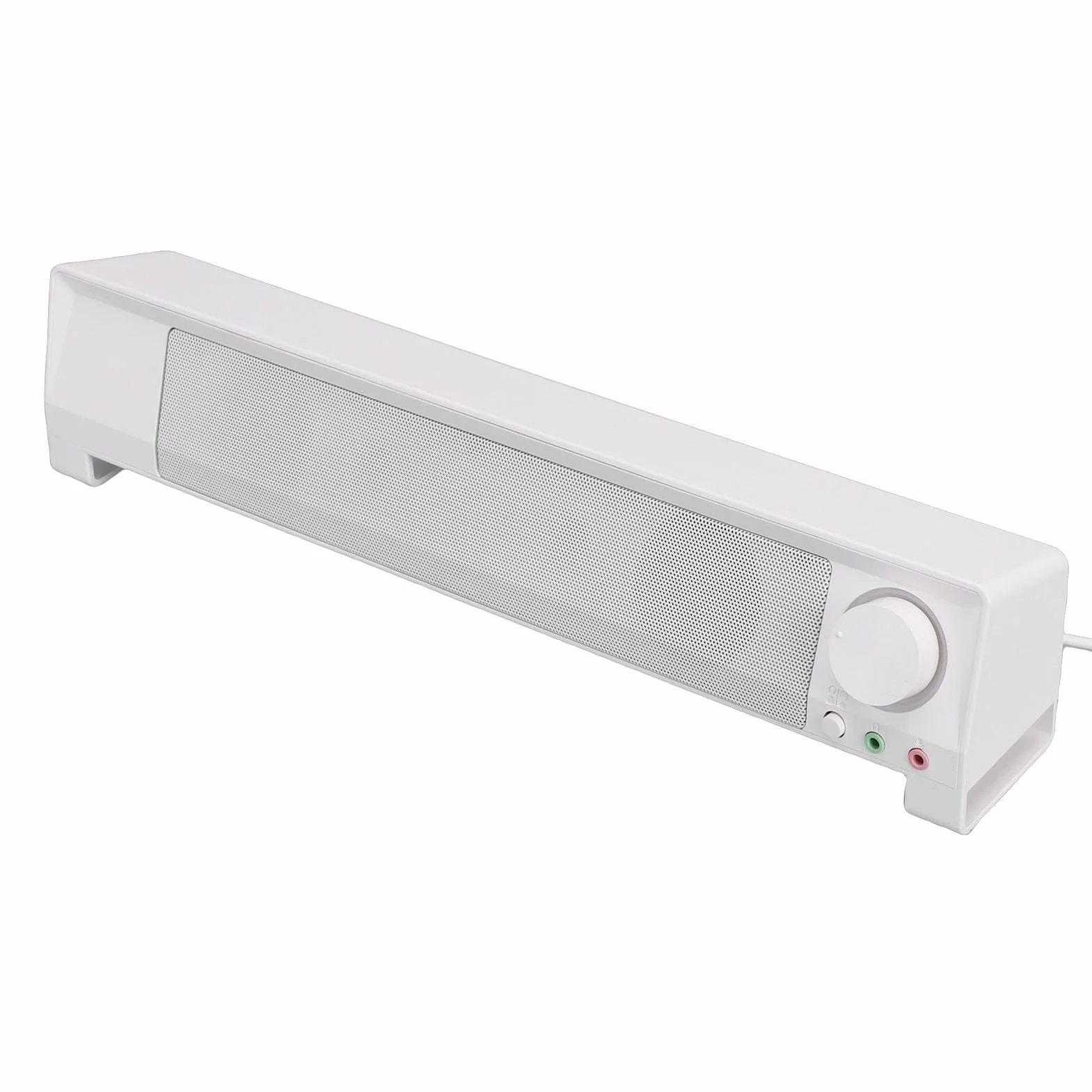 Altoparlante da Tavolo USB Suono Surround 3D con Microfono Look Moderno per Uso Domestico e in Ufficio ABS Compatto 14,96 X 3,15 X 2,76 Pollici