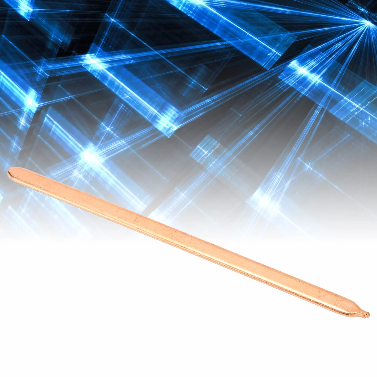 Tubo di Calore Piatto per Computer Portatile CPU Tubo per Dissipatore di Calore, Larghezza 8 Mm, Spessore 3 Mm(Lunghezza 170 mm)