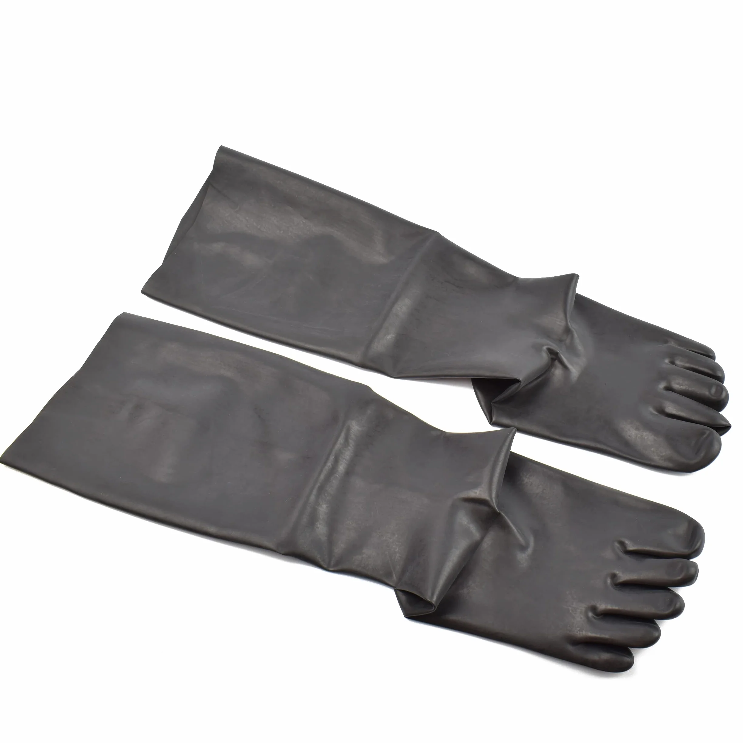 Rubberfashion Calzini lunghi in lattice per donna e uomo Nero 0,4 mm M 41,5-43,5