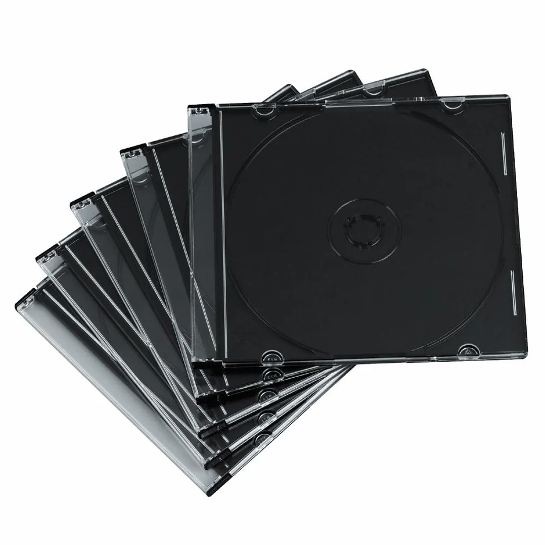 HAMA 51269 Custodia CD Slim, 50 Pezzi, Trasparente
