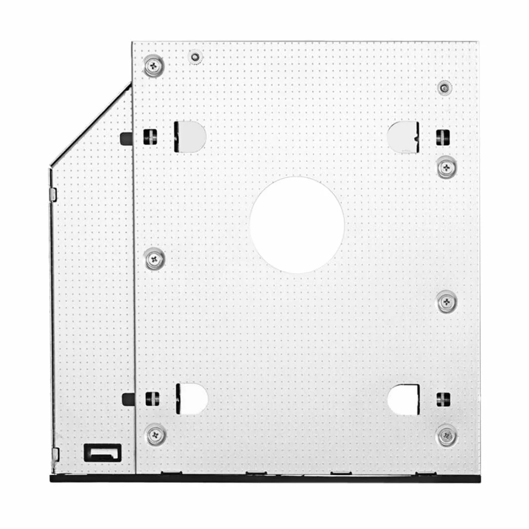 chenyang Universale 9,5mm SATA a SATA Caddy per SSD HDD secondarie, Upgrade del disco rigido, Adattatore di espansione per alloggiamento ottico del laptop