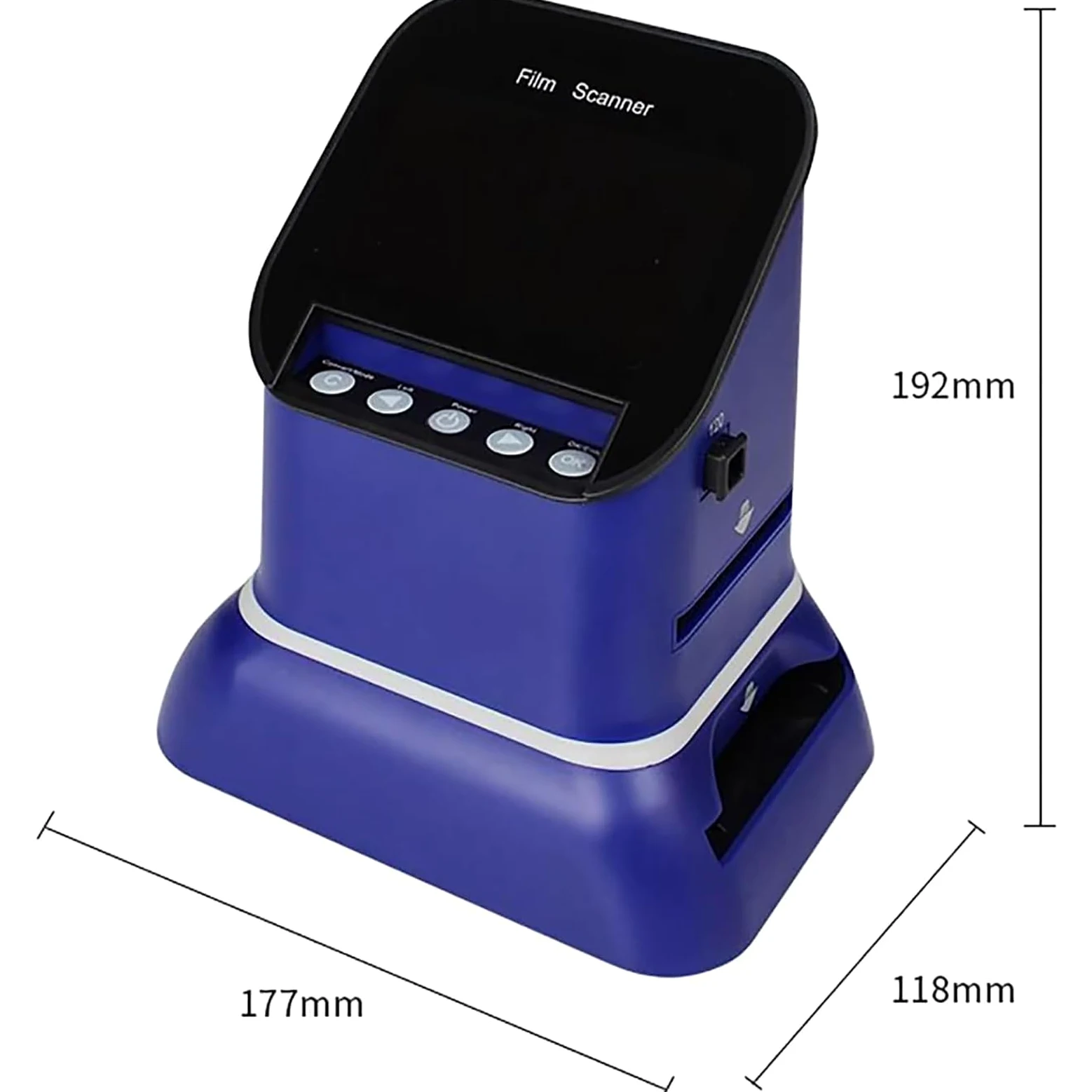 Scanner per pellicole, scanner digitale per pellicole e diapositive, converte negativi e diapositive da 35 mm, 135, 126, 127 in JPEG digitale, scansione veloce, ora puoi salvare i tuoi ricordi per s