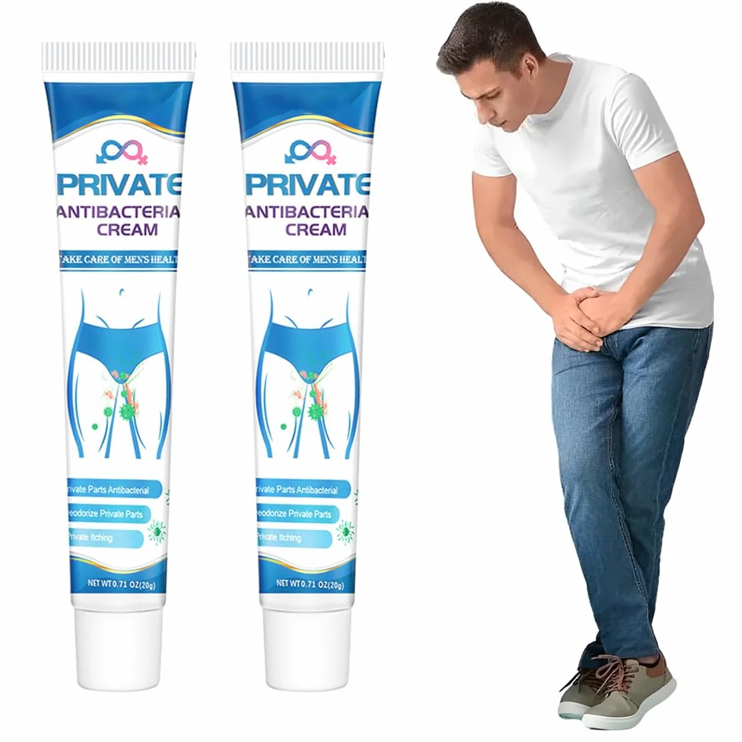 Crema Antibatterica Antiprurito Parti Intime Uomo 2 Pezzi
