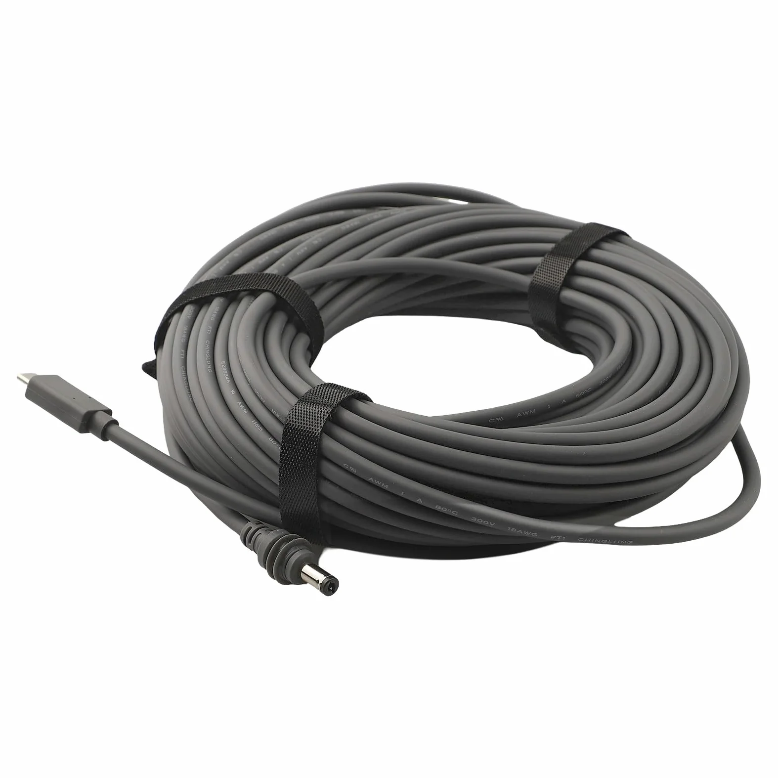 per starlink per mini USB C a DC Cavo 100W per pd per starlink (20meter) | per chip intelligente pd, negoziazione automatica 20V, uscita 100W, lunghezza, rivestimento in TPE grigio