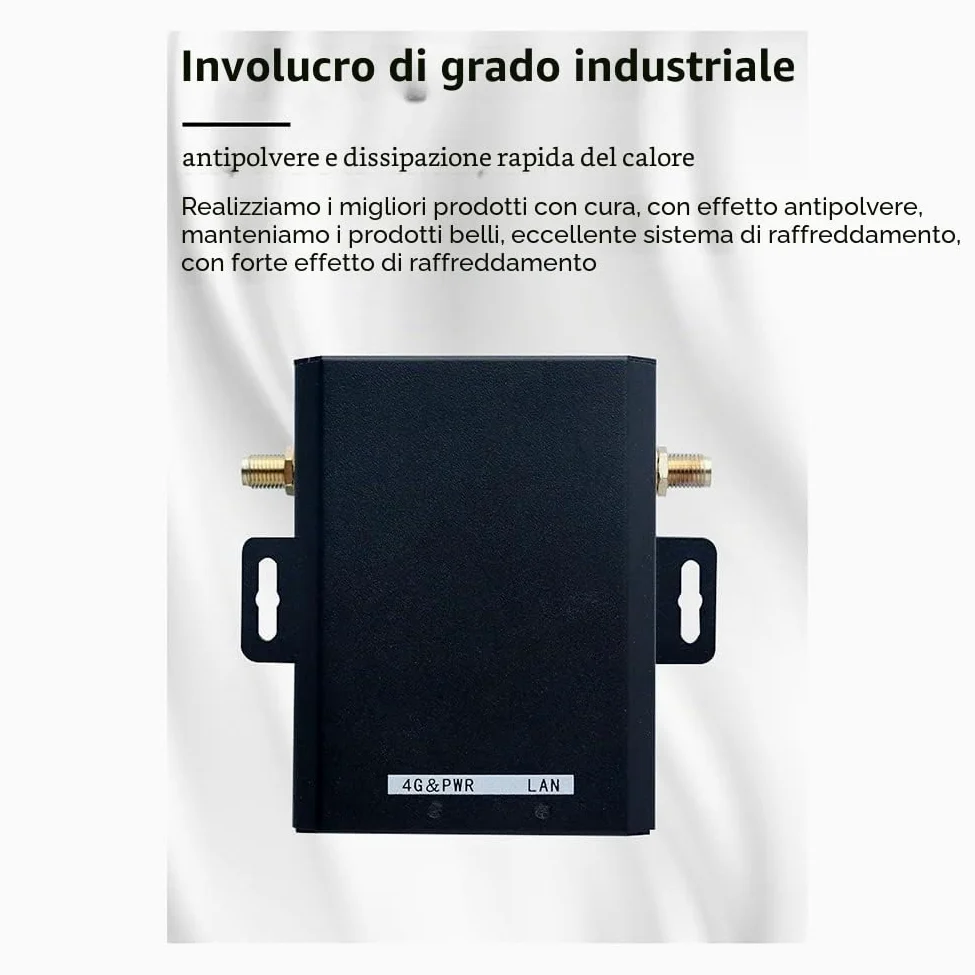 H927 Industrial Grade 4G Router 150Mbps 4G LTE CAT4 SIM Card Router con Supporto Antenna Esterna 16 Utenti Wi-Fi Spina UE, 500362386A1
