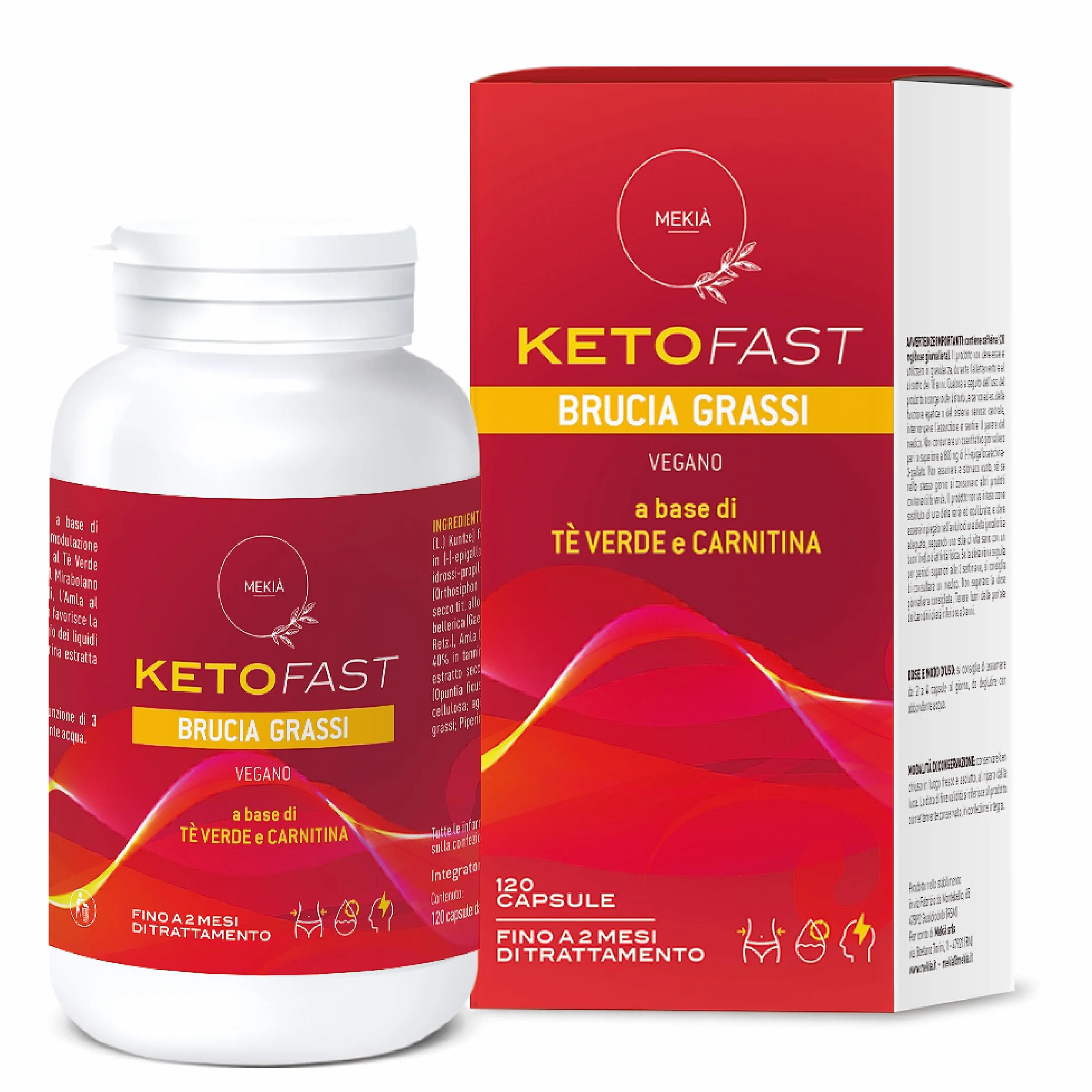 Integratore Alimentare Carnitina Garcinia Cambogia Tè Verde Piperina – 120 Capsule Alta Concentrazione per Metabolismo e Controllo Peso