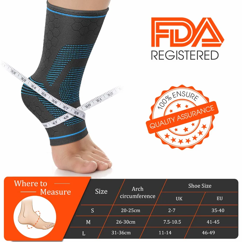 Awenia Cavigliera Tutore Sportiva Elastica Ortopedica per Distorsione, Supporto Caviglia Uomo Donna DX SX