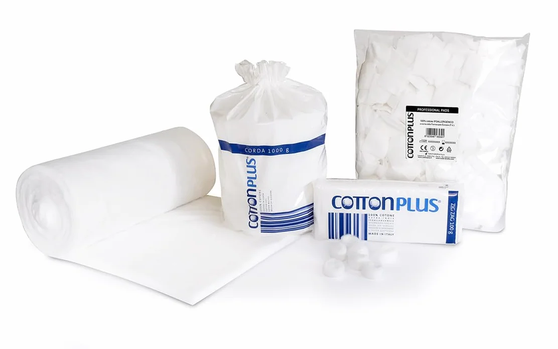LINEA MEDICALE Cotton Plus ZIG ZAG 250g 100% Puro Cotone Idrofilo Cardato Uso Medicale
