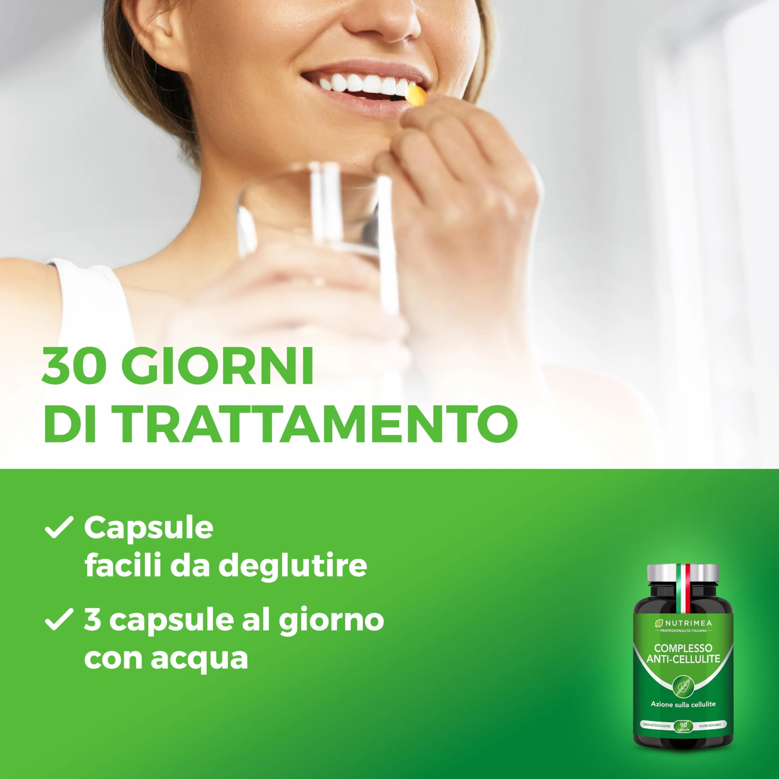 Nutrimea Complesso Anti Cellulite con Sinetrol 90 Capsule Vegan