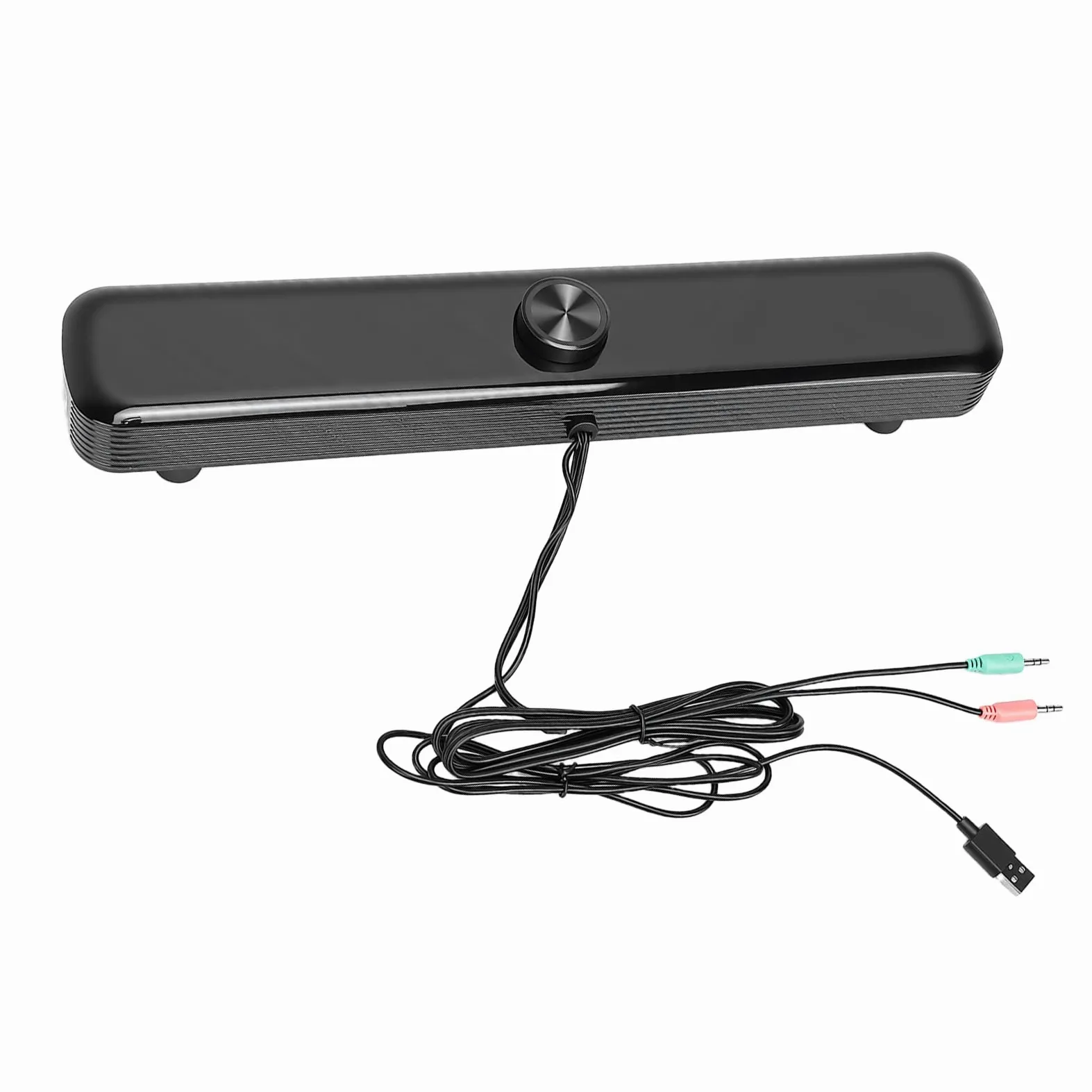 Altoparlante da Scrivania per Laptop con Audio 3D Ad Alto Rendimento Ed Effetti Luminosi Unici per Uso Personale e Streaming, Design ABS Resistente, 1 unità