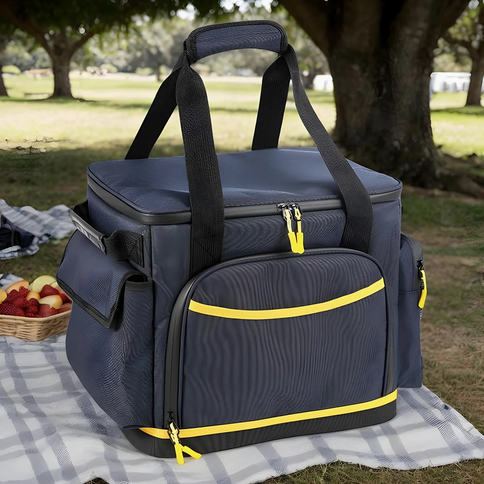 Organizer Cavi Di Ricarica Da Viaggio Custodia Multitasca Anti-E Antiurto | Porta Cavi Di Ricarica Portatile Custodia Organizer In Tessuto Oxford Per Elettronica Da Viaggio
