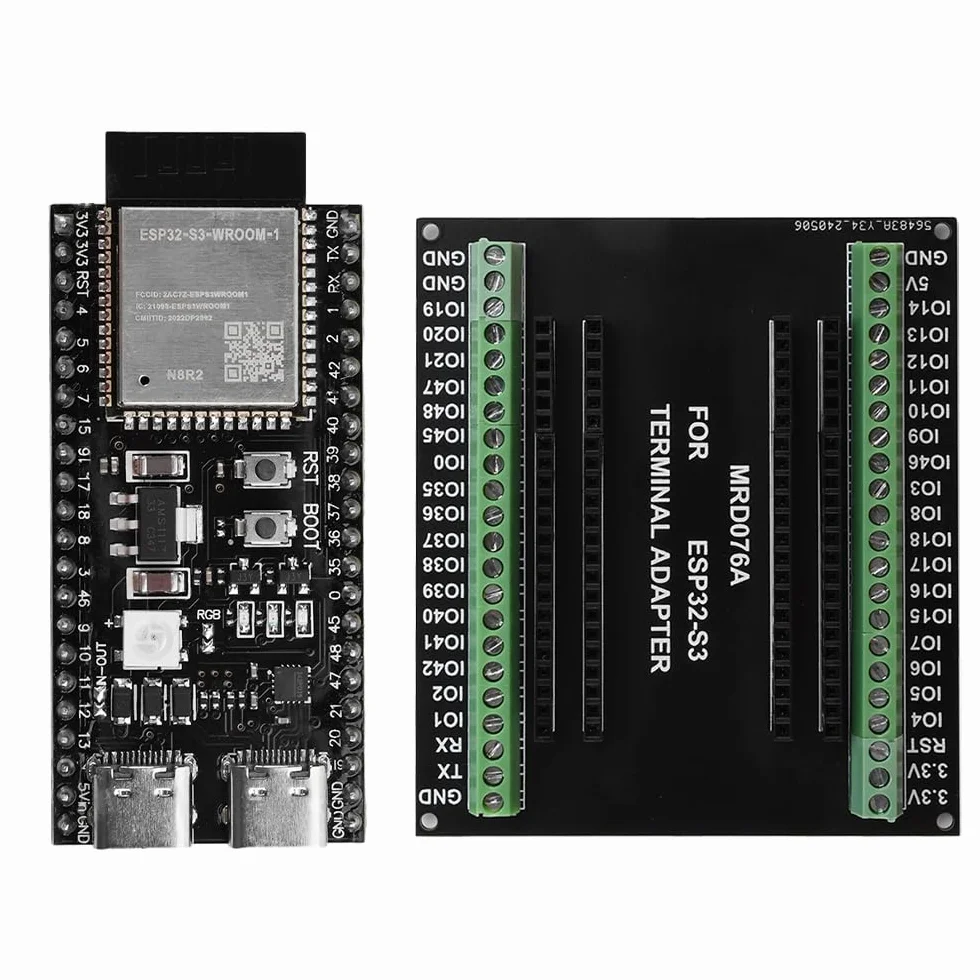 per ESP32 Scheda di Sviluppo Kit, per ESP32 per ESP32 S3 DevKitC 1 N16R8 per ESP32 S3 N16R8 Scheda di sviluppo WiFi Bluetooth 5.0 Scheda di sviluppo Mesh
