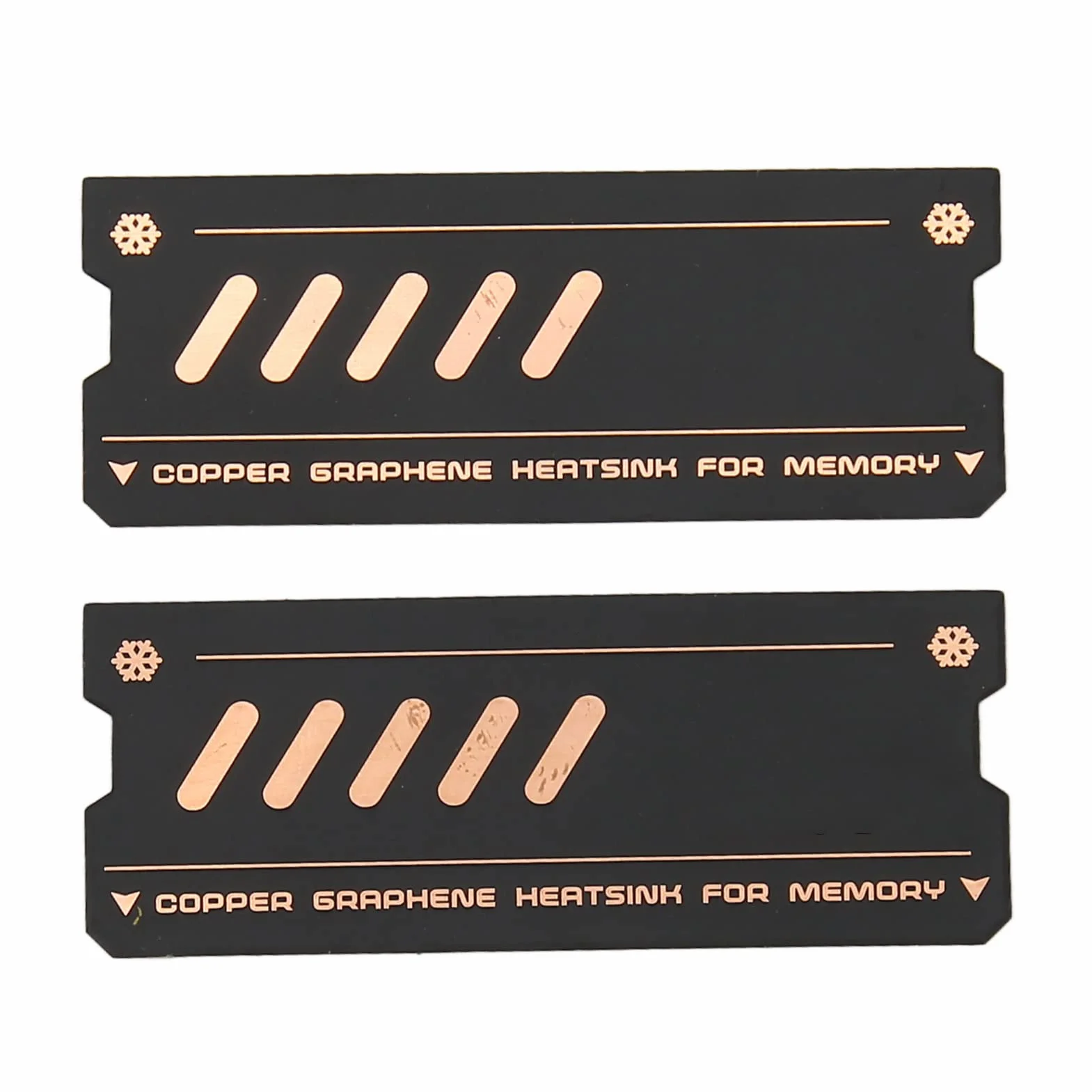 Tosuny Raffreddatore RAM di Memoria, Dissipatore di Calore di Raffreddamento della Memoria del grafene, Dissipatore di Calore di Rame per la Memoria del Computer Portatile DDR4 DDR5
