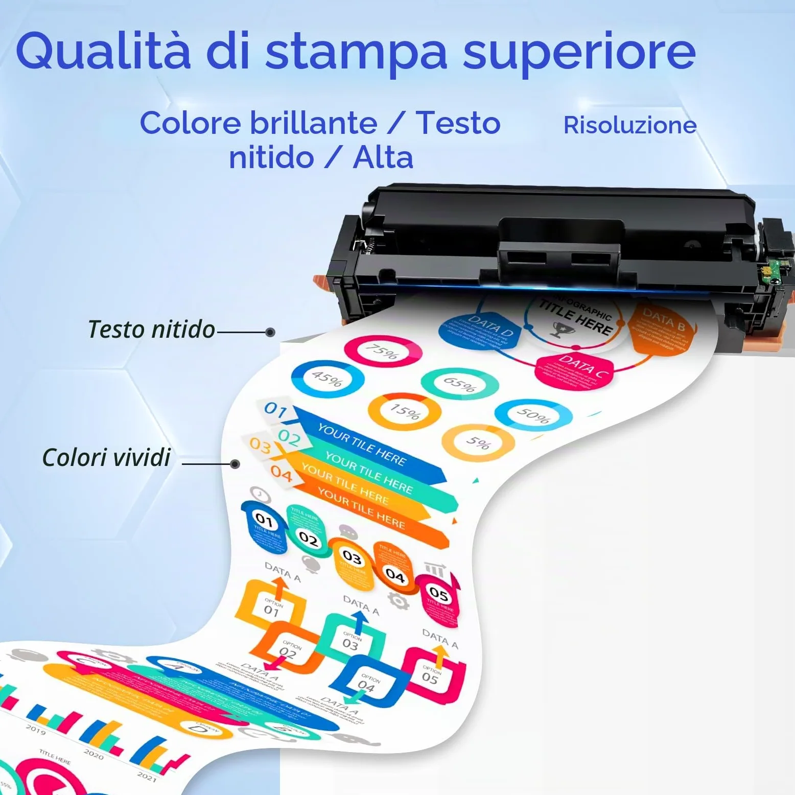 MYCARTRIDGE 207X Toner (con chip) di ricambio per HP 207X 207A | Compatibile con HP Color Laserjet pro MFP m283fdw m255dw m282nw W2210X W2211X W2212X W2213X confezione da 4