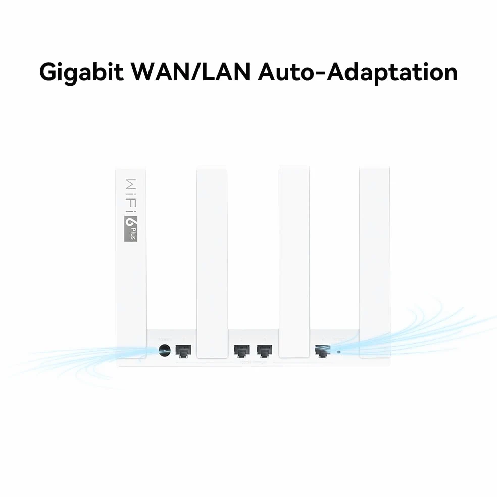 HUAWEI AX3 Router WiFi 6 Plus AX3000 2404Mbps/5GHz + 574Mbps/2.4GHz, Dual Band,4 Porte WAN/LAN Gigabit,Larghezza di Banda 160MHz,Facile Configurazione,Supporto OFDMA/MU-MIMO/VPN/WPA3/TWT