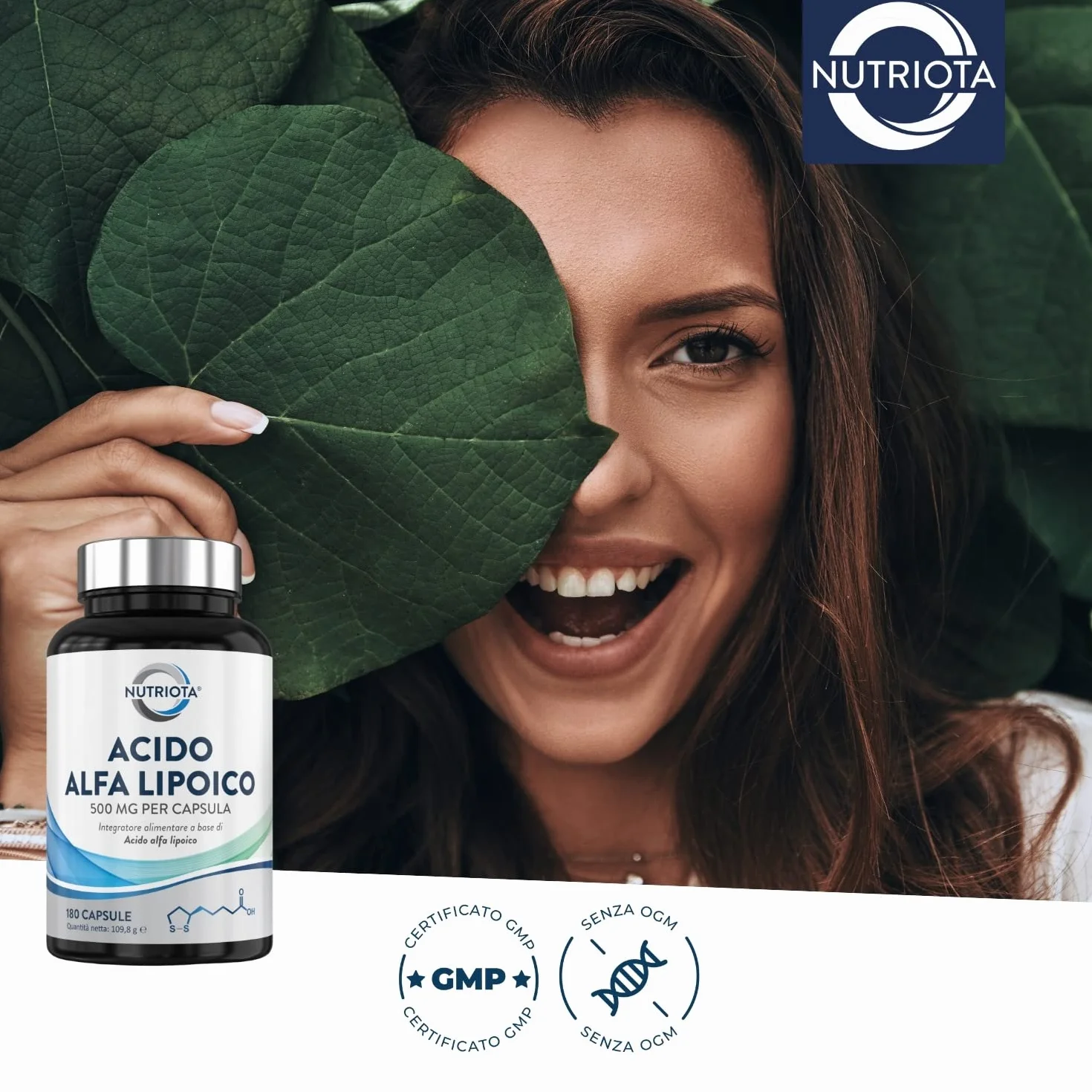 Acido alfa lipoico ALA 500 mg 180 capsule