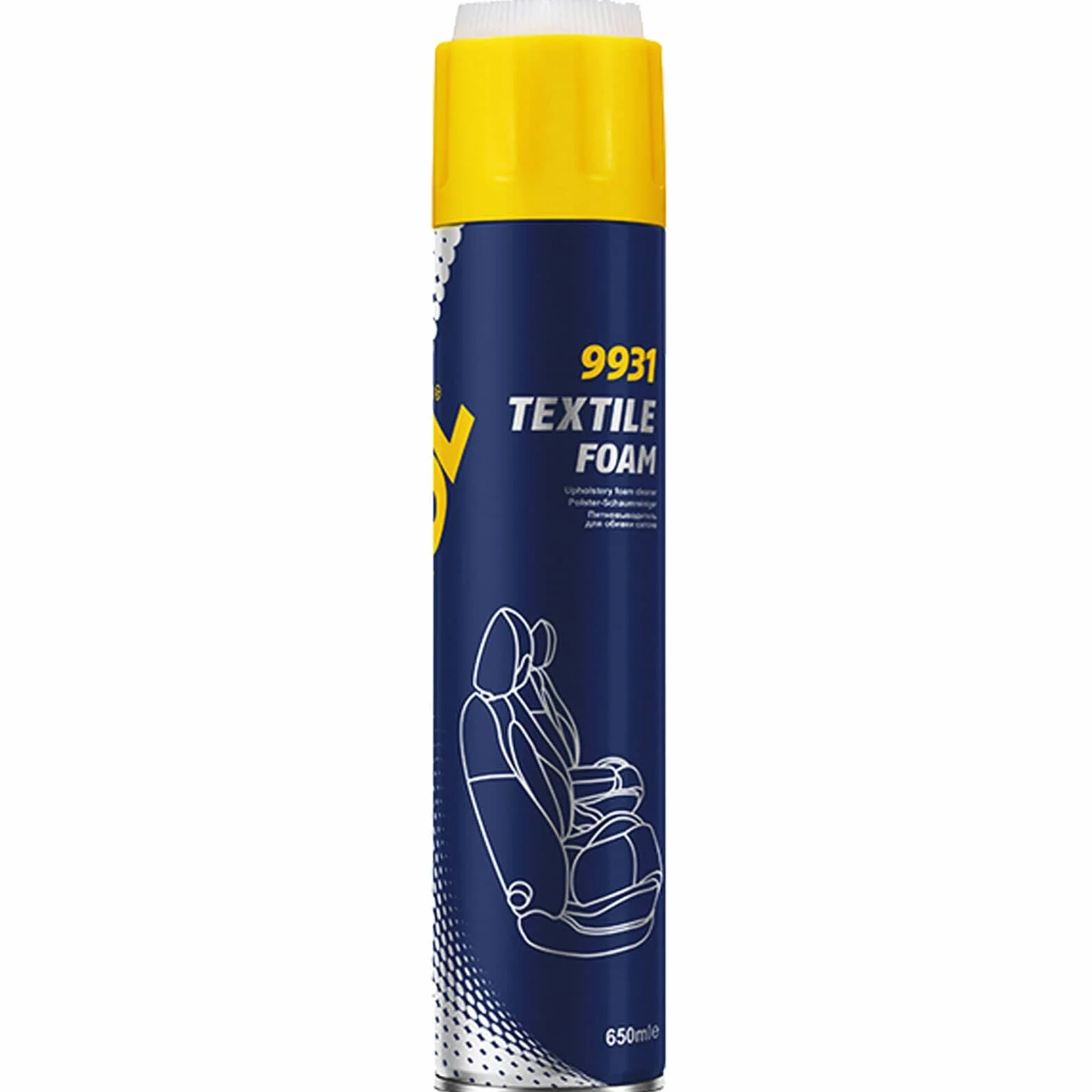 MANNOL 9931 Detergente in schiuma per tessuti 650 ml