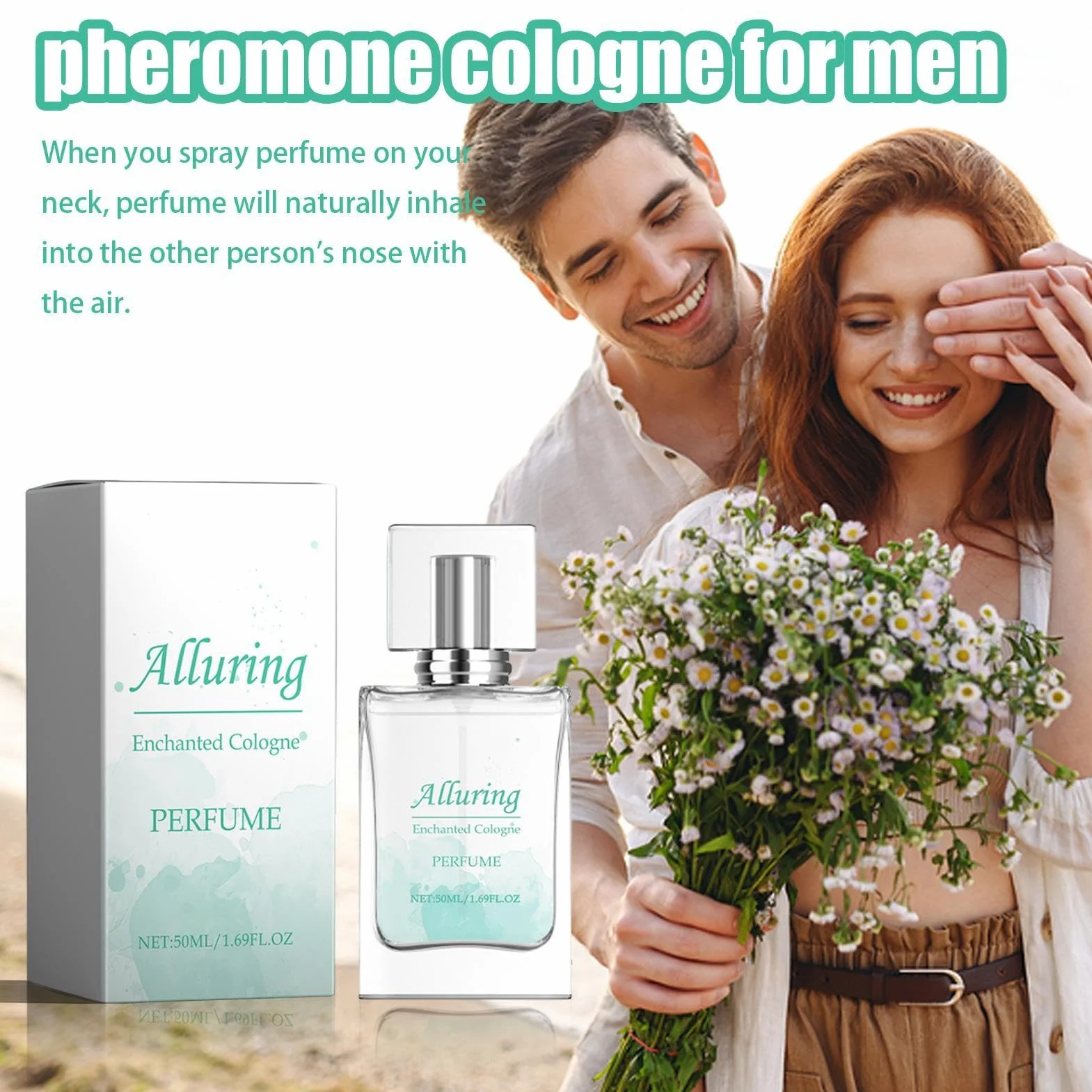 Feromone per uomo Profumo lunga durata spray 50 ml infuso con feromoni