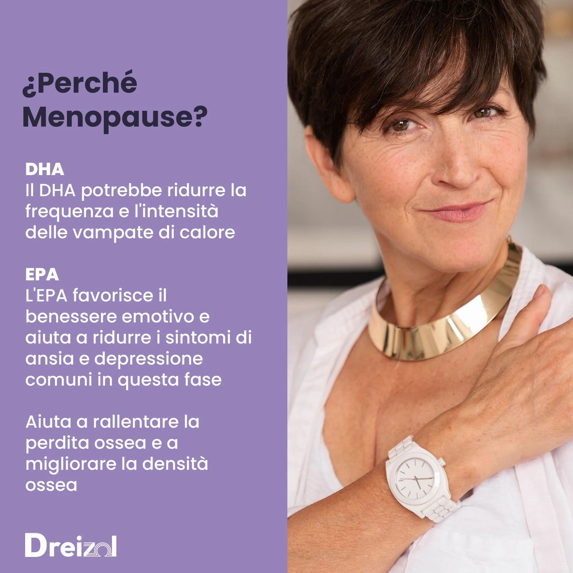 Brudy Lab Omega 3 Menopausa 8 in 1 Capsule DHA EPA DPA trigliceridi vitamine minerali 60 capsule