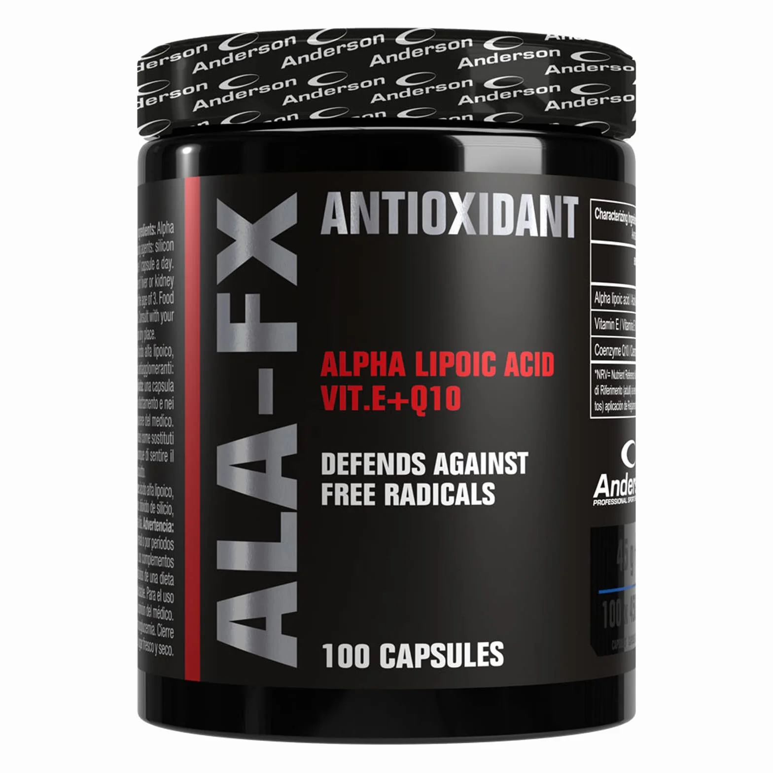Anderson Integratore ALA FX BURN 450mg 100 Capsule