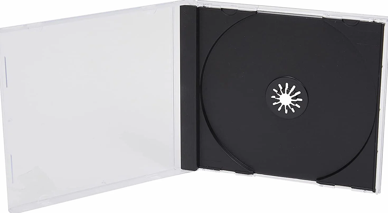 25 Custodie per CD Nere (Assemblate)