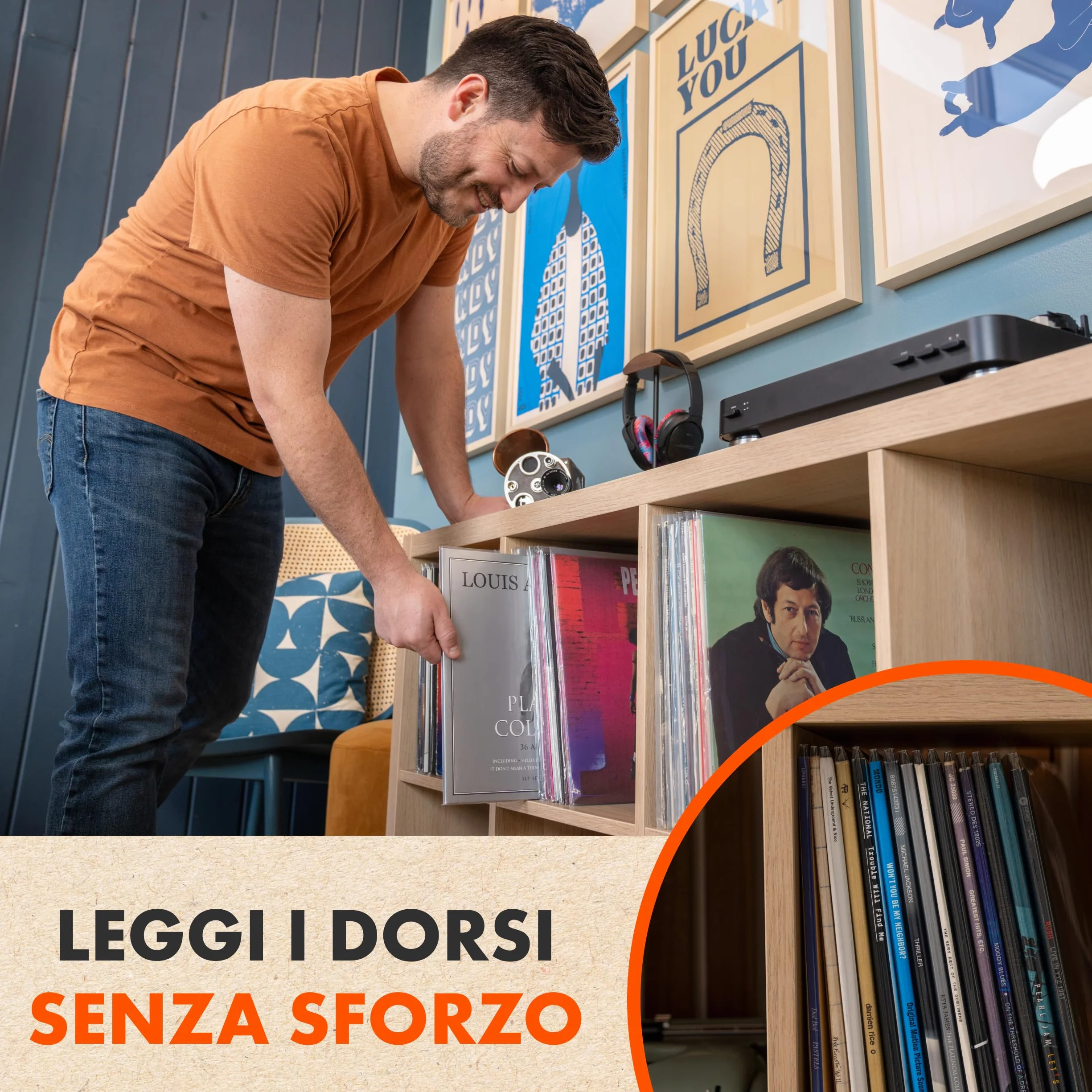 50x 33 Giri Buste Per Vinile GATEFOLD | CRYSTAL Trasparente Plastica Custodia Per Dischi Vinili Con Copertine Apribili | Per LP Singoli e Doppi