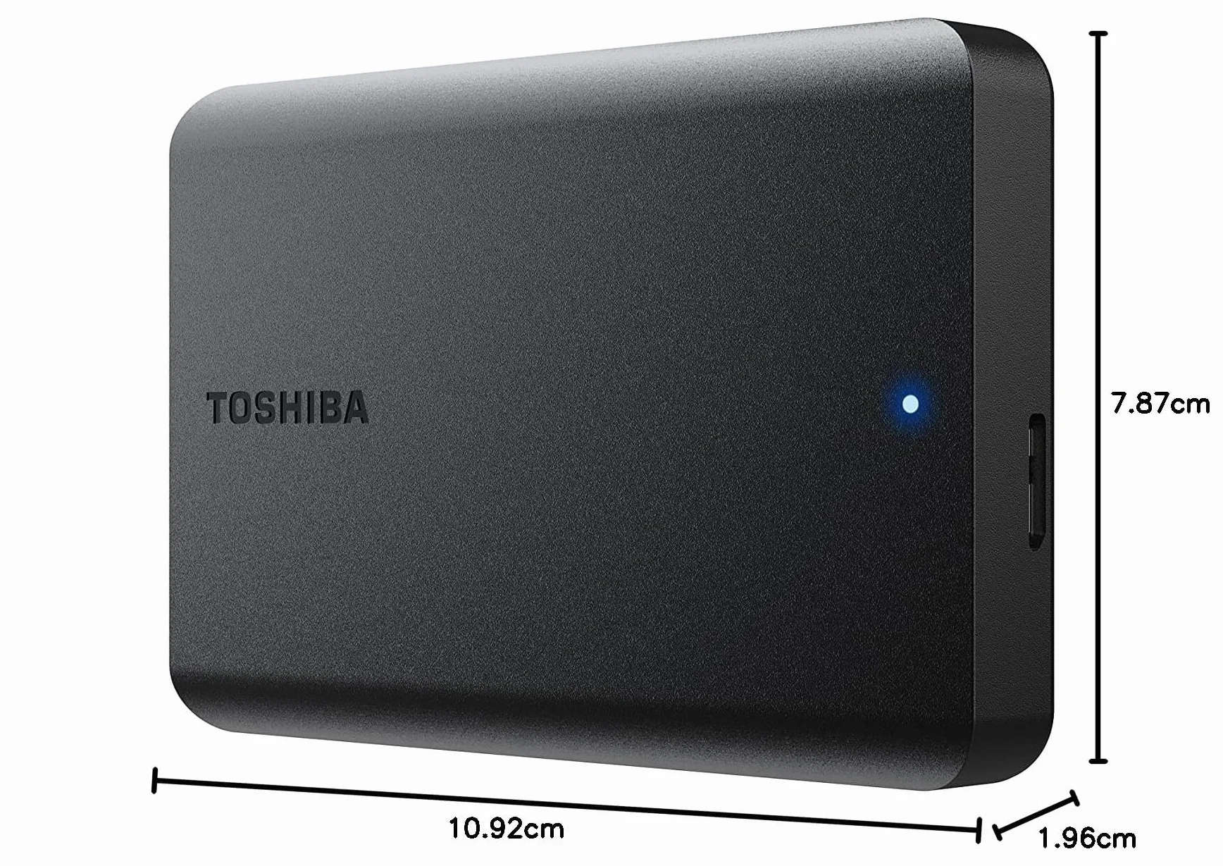 TOSHIBA Canvio Basics 4TB USB 3.0 External Portable Hard Drive Nero HDTB540XK3CA