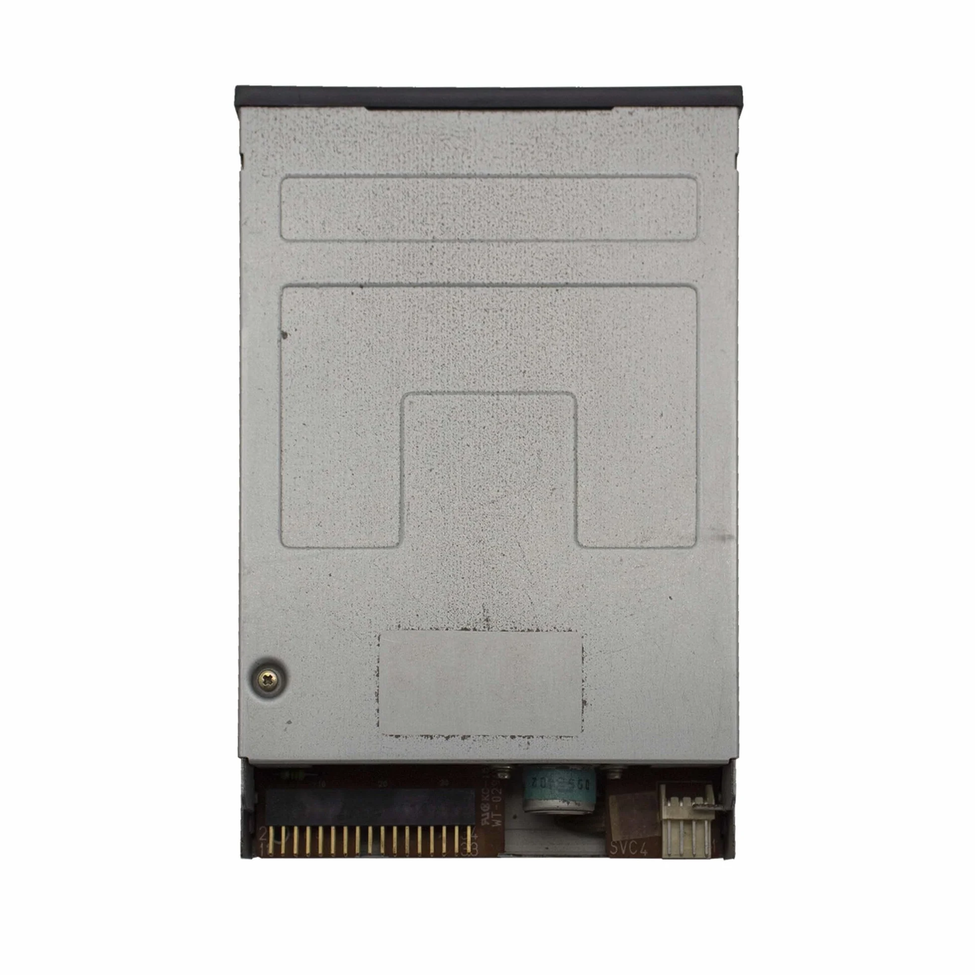 SIMPLETEK - Lettere Unità Floppy Disk Drive FDD Interno 3,5" con Mascherina IDE | Con Mascherina Colore Grigio Scuro (Ricondizionato)