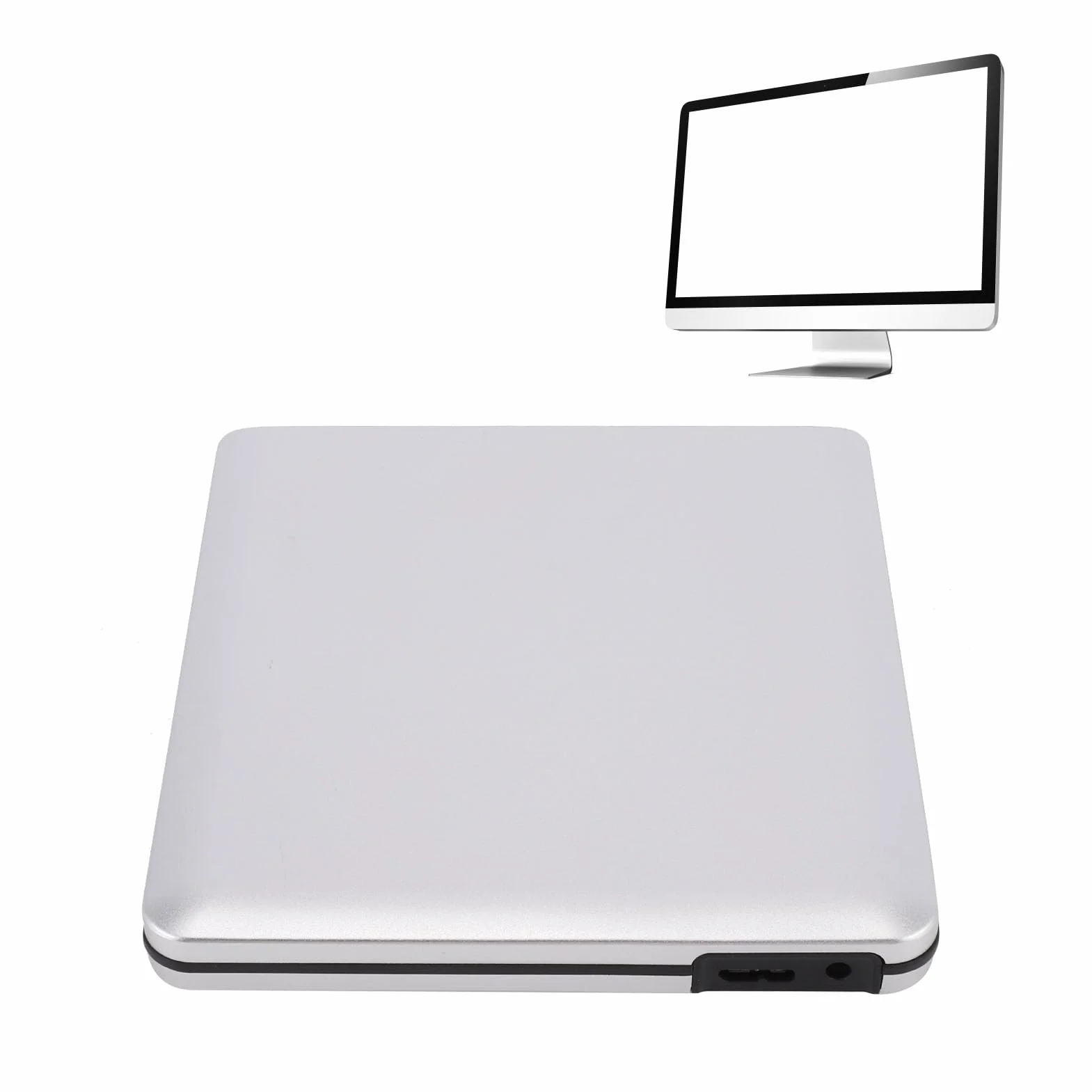 Yctze Unità Ottica Blu Ray Esterna USB 3.0 per Laptop e PC, Masterizzatore di Dischi Blu-Ray DVD CD, Compatibile con Tablet, Laptop e Periferiche