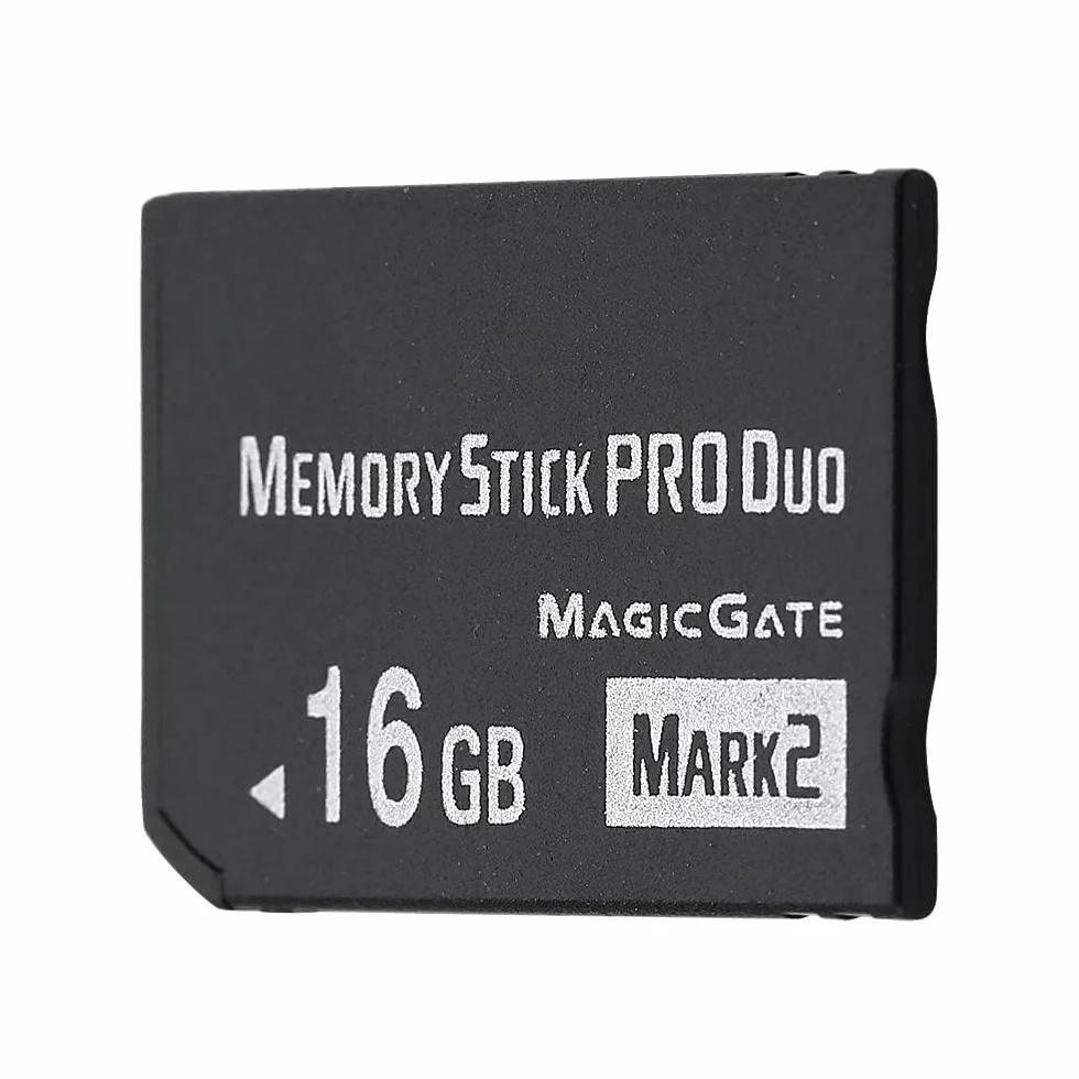 Scheda di memoria Memeory Stick Pro Duo (Mark2) ad alta velocità da 16 GB, compatibile con Sony PSP1000, 2000, 3000