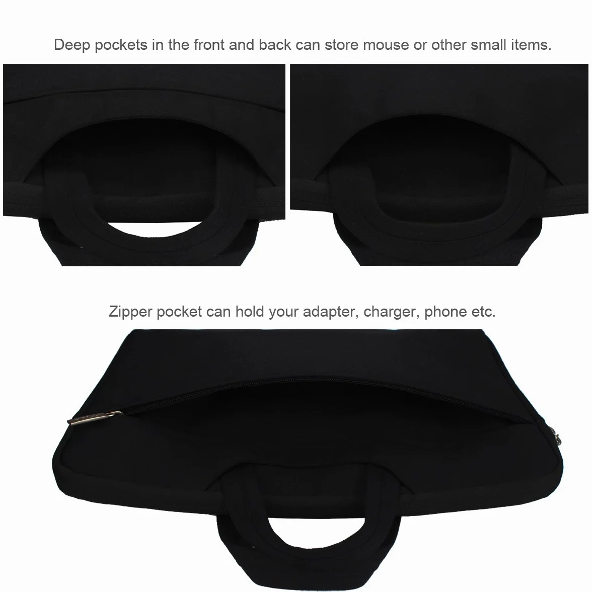 Arvok 15 15,6 Pollici Sleeve per Laptop/Impermeabile Custodia Borsa con Manico/Caso Protettiva/Borsa da Trasporto per MacBook Acer