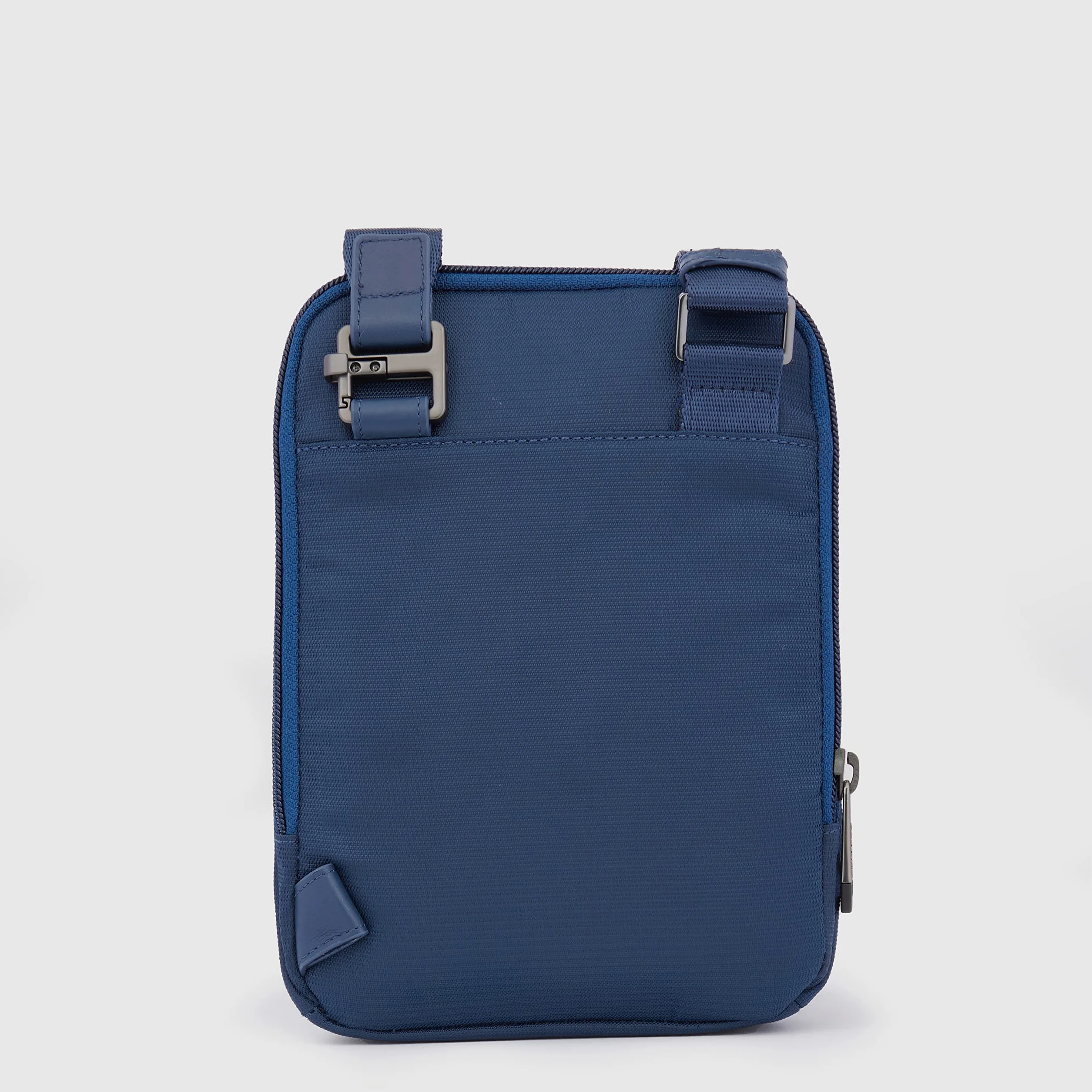 Piquadro Macbeth Borsello piccolo tessuto e pelle porta Ipad Mini ad uno scomparto