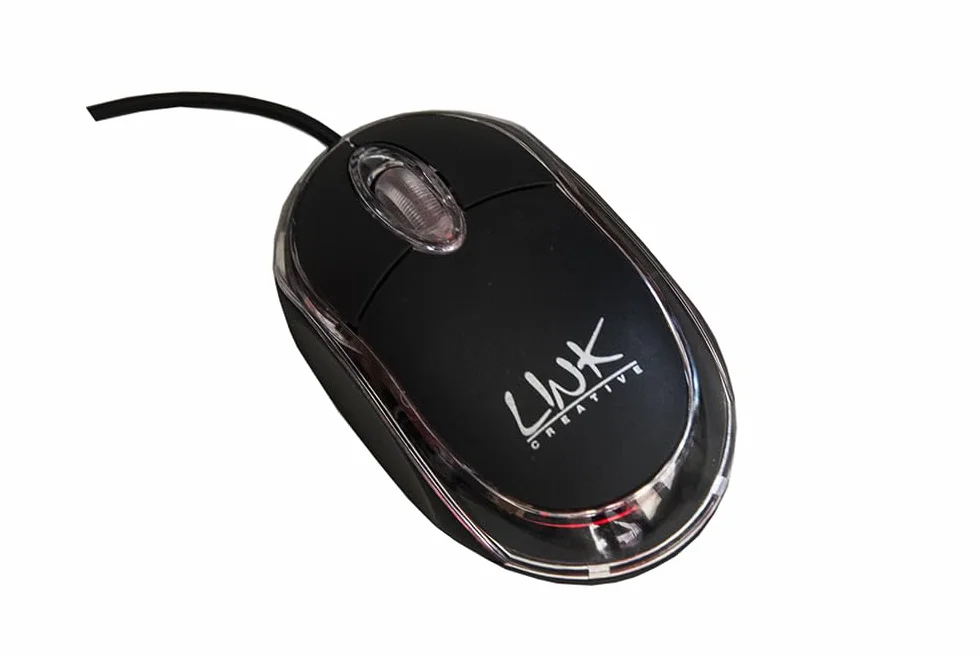 LINKLKTAST04 + LKMOS04 - Mini Tastiera Italiana Multimediale USB + Mini Mouse Ottico USB 3 tasti Nero