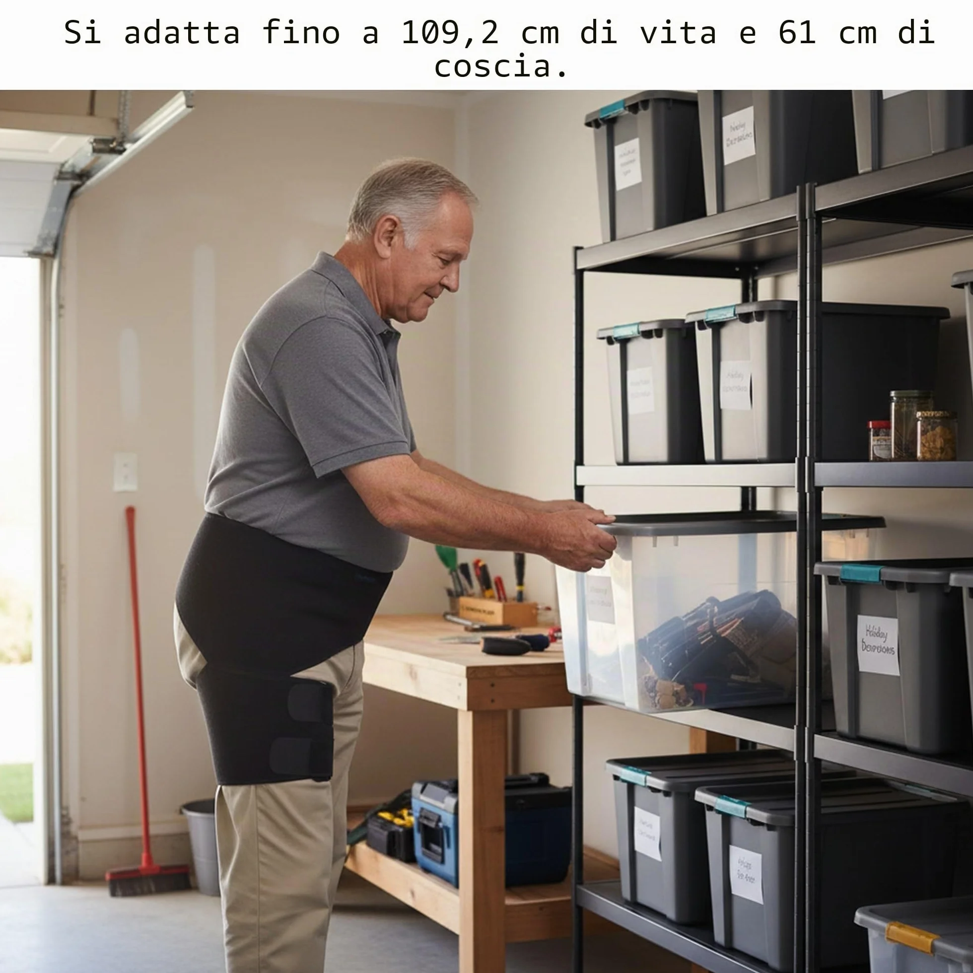 Tutore per Sciatica Sostegno Inguine Compressione Wrap