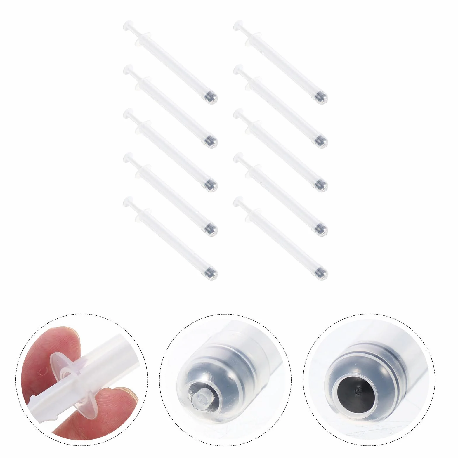 FOMIYES 10 Pz Applicatori Anali Lubrificante Personale Applicatore Vaginale Siringa Aiuti Sanitari Strumenti