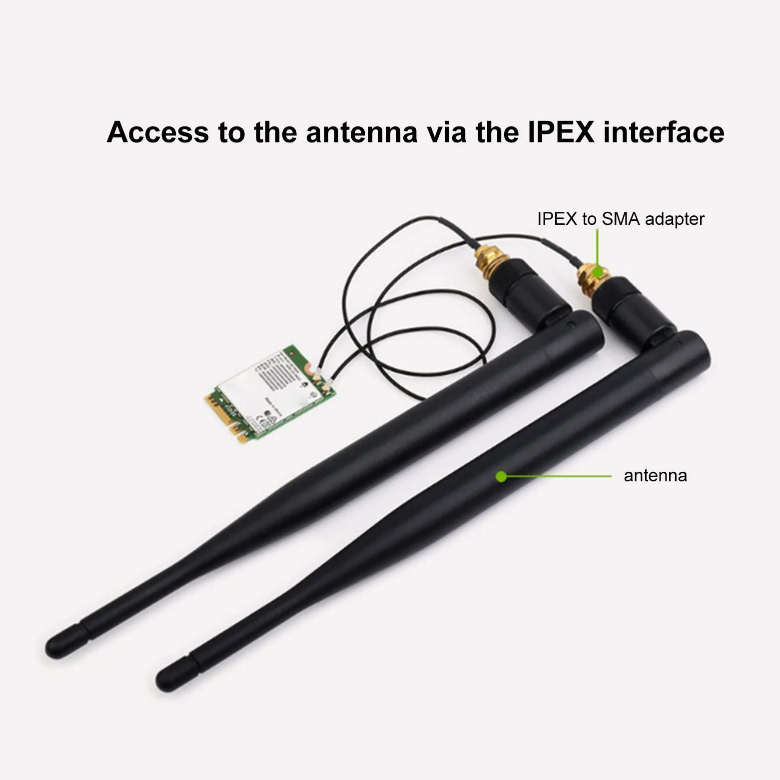 Scheda di Rete Wireless, Modulo Scheda di Rete, Gigabit Tri Band WiFi 6 Generazione 802.11AX Standard 6GHz 5GHz 2.4GHz M.2 NGFF Modulo Scheda Wireless