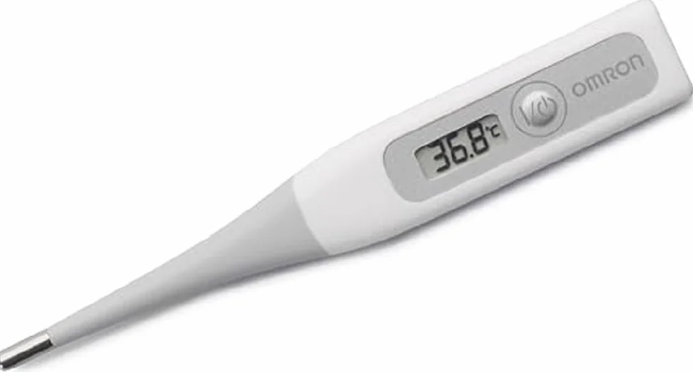OMRON Termometro Digitale con Punta Flessibile, 10 Secondi, Resistente all’Acqua per Neonati e Adulti