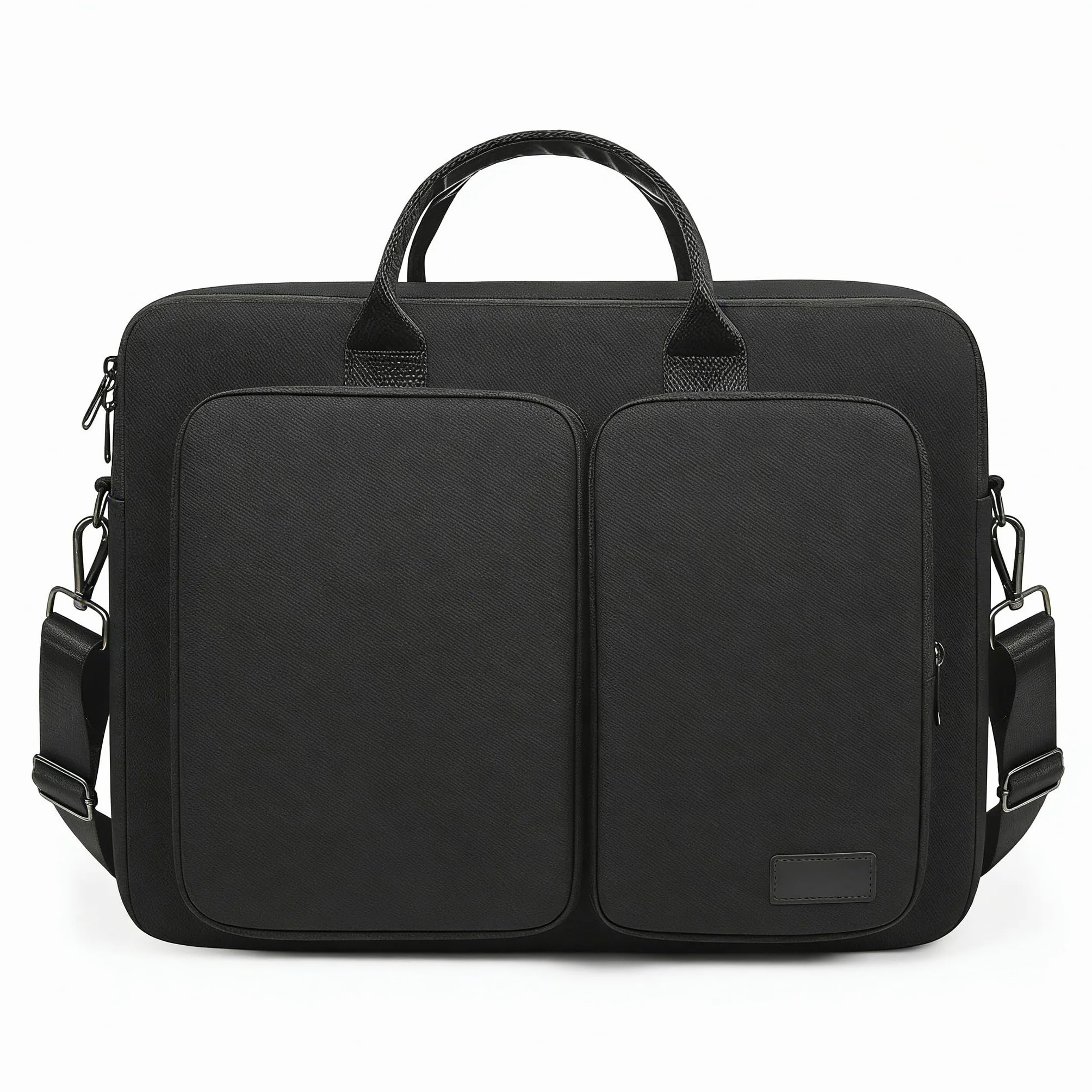 Borsa Porta PC, Custodia PC 16 Pollici Impermeabile, Borsa Tracolla Laptop con Tracolla e Maniglia, 360° Protezione Custodia Computer Compatibile con Macbook Pro 16 M4 M3 M2 M1, Nero