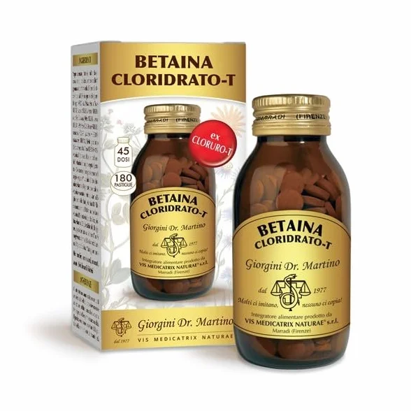 Dr Giorgini BETAINA CLORIDRATO-T 90 g 180 pastiglie 500 mg